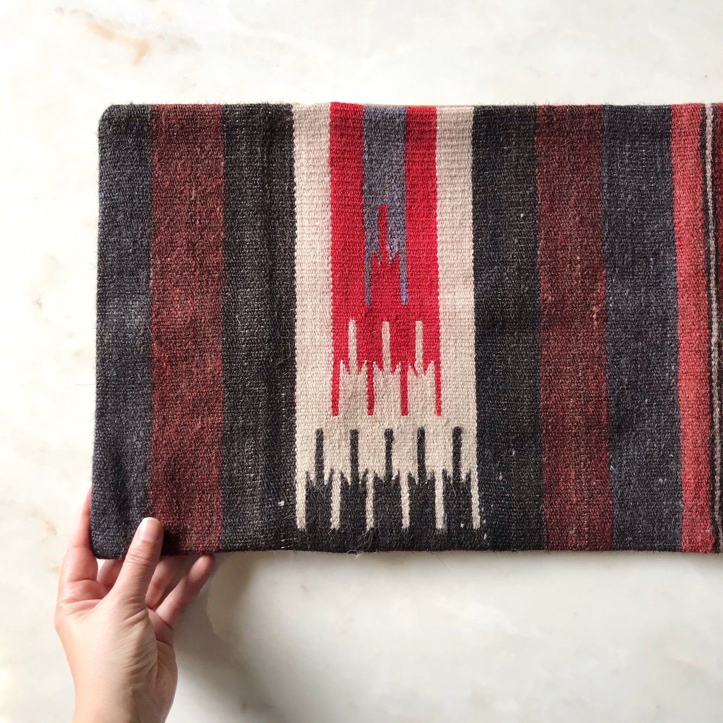 Handwoven Lumbar Pillow Cover (12x24)