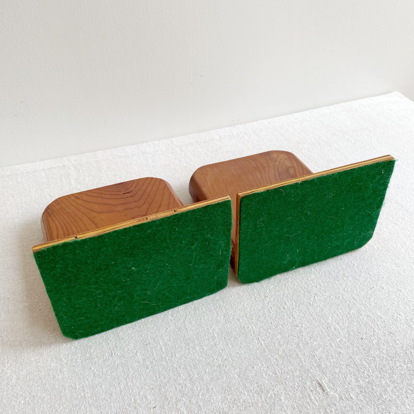Pair of Vintage Hand-painted Poodle Bookends