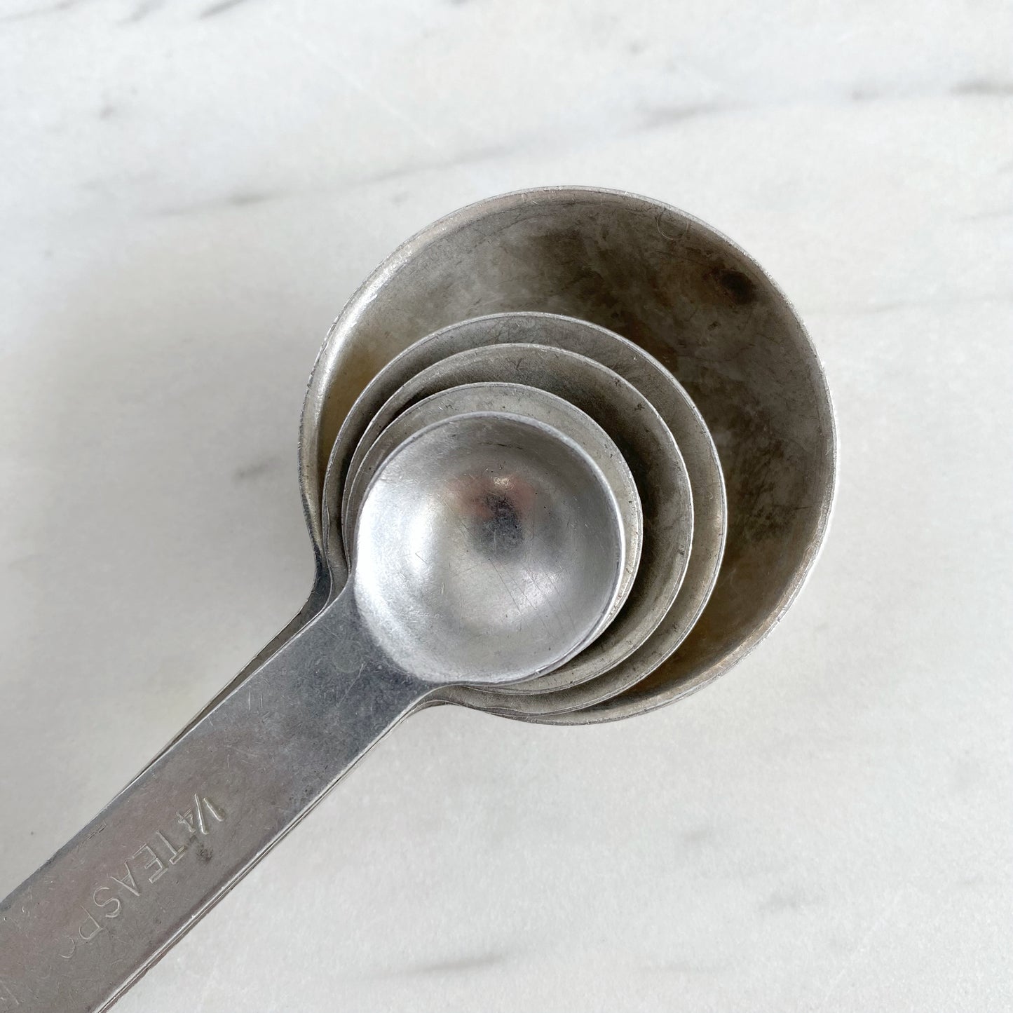 Vintage Aluminum Measuring Spoons