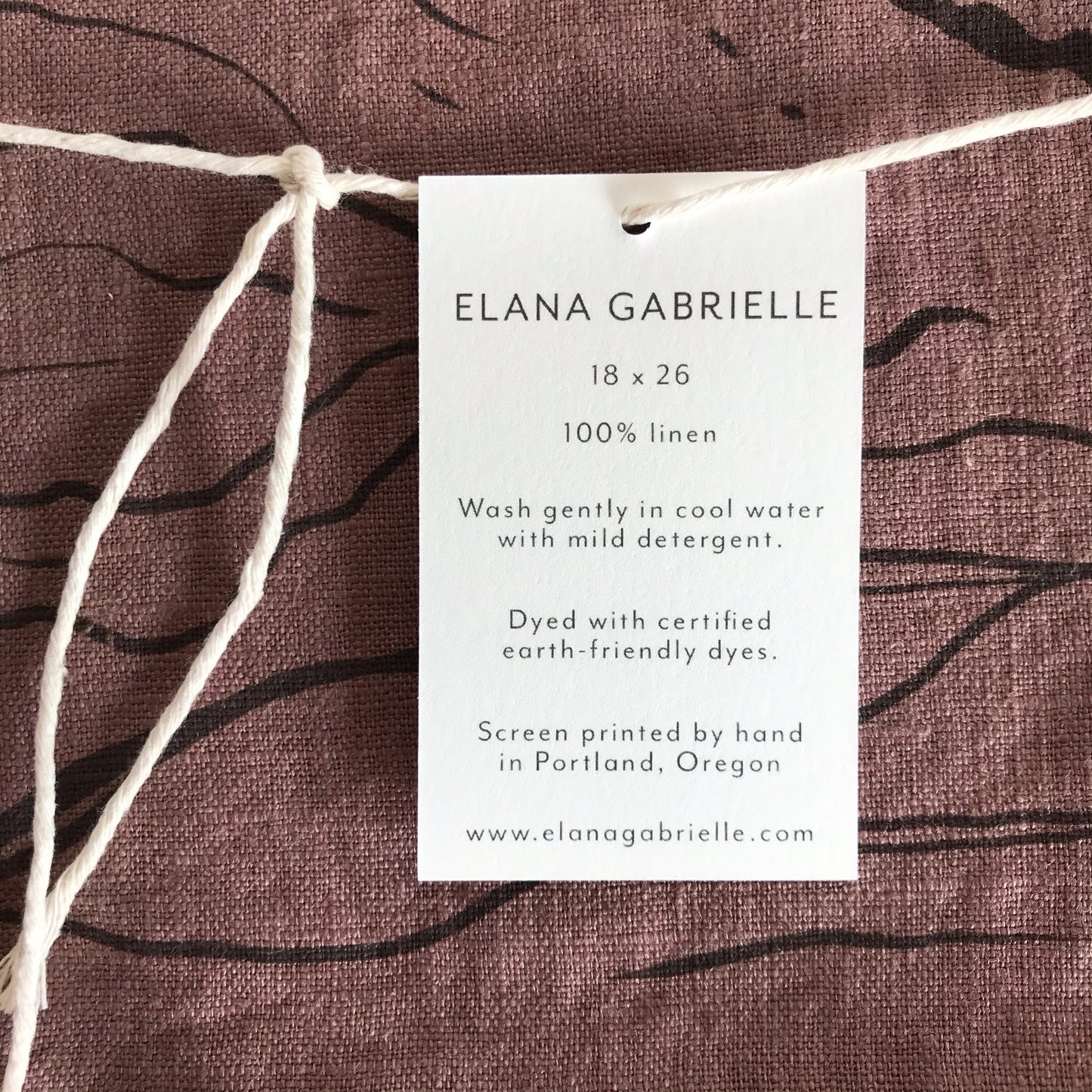 Iris Linen Tea Towel