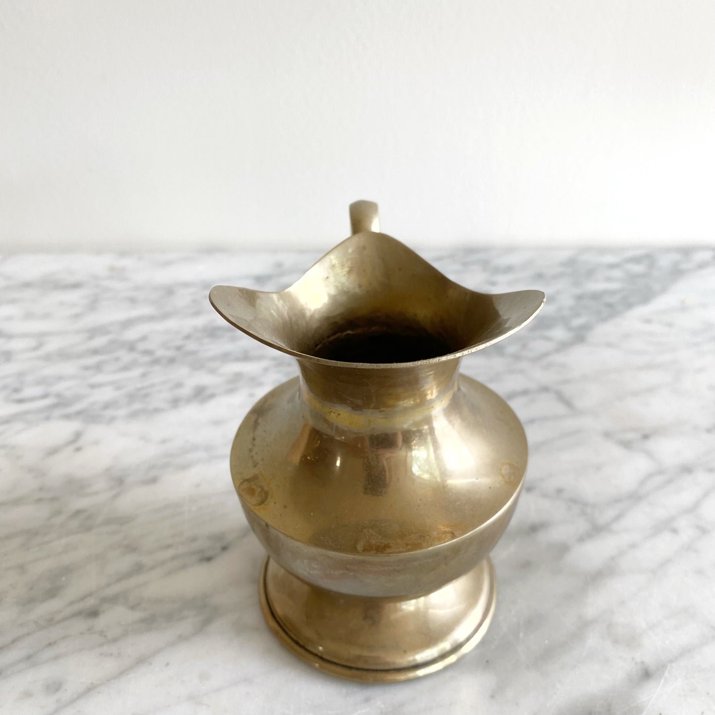 Smaller Vintage Brass Pitcher, Mexico