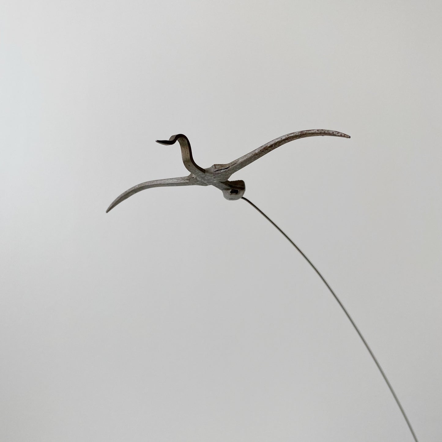 Vintage Bird on Wire Sculpture
