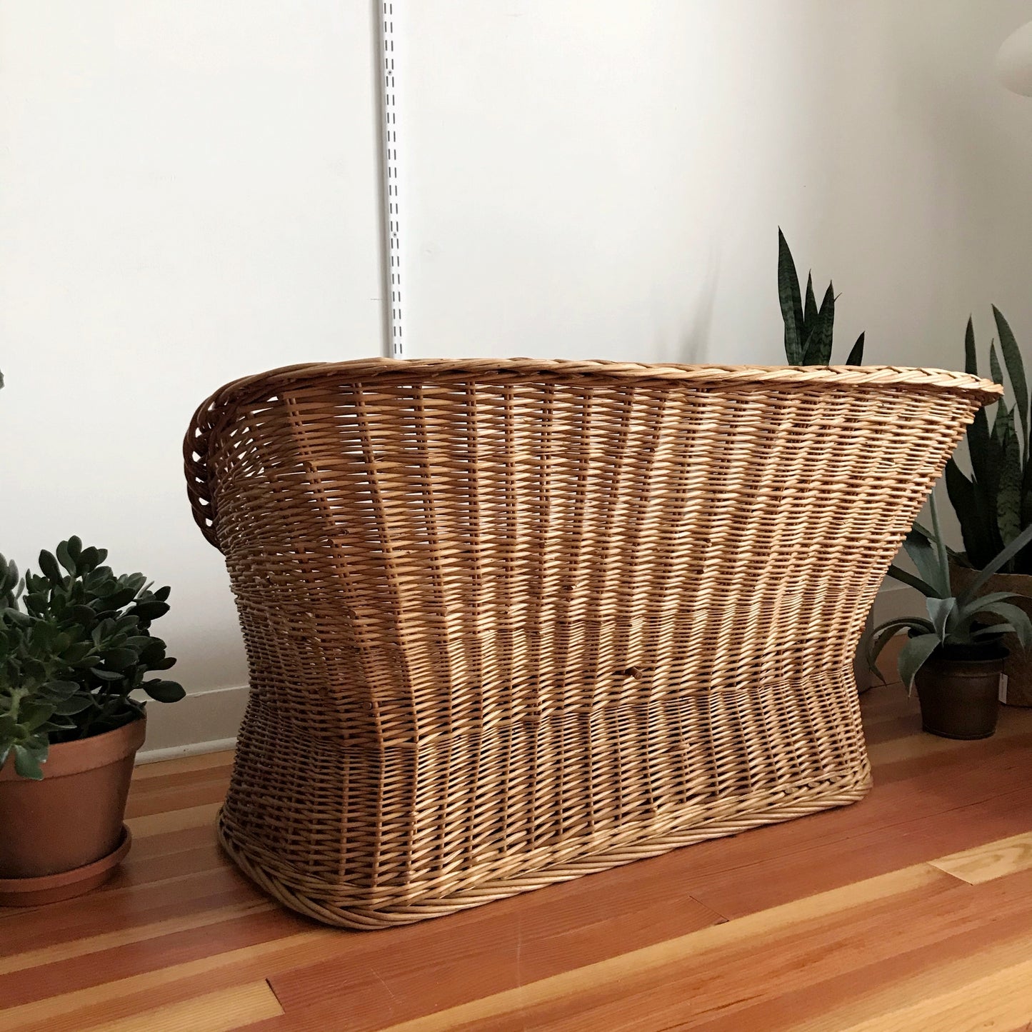 Vintage Sculptural Wicker Seating