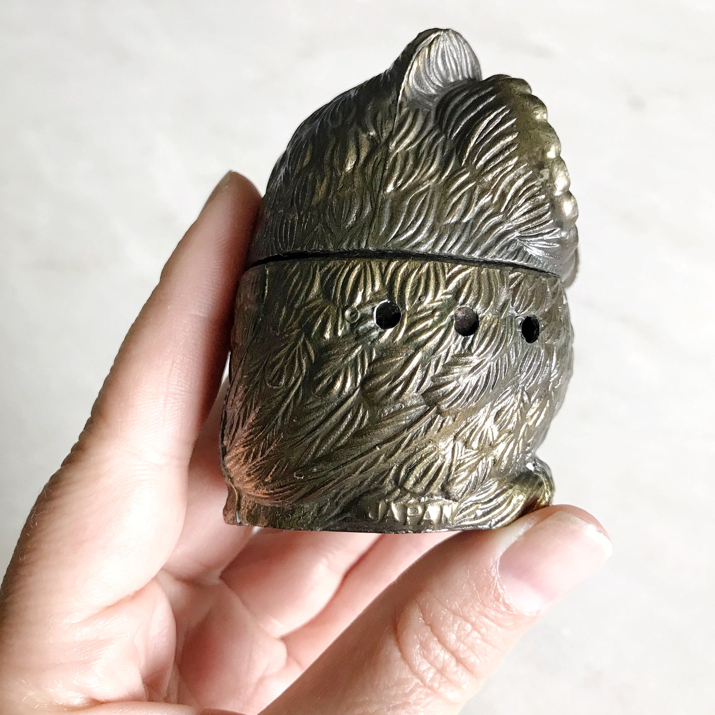 Vintage Owl Incense Burner, Japan