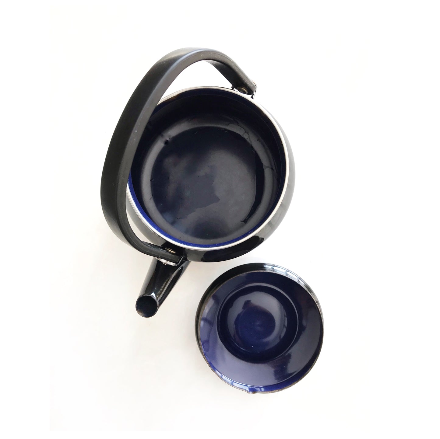 Modern Black Enamel Kettle