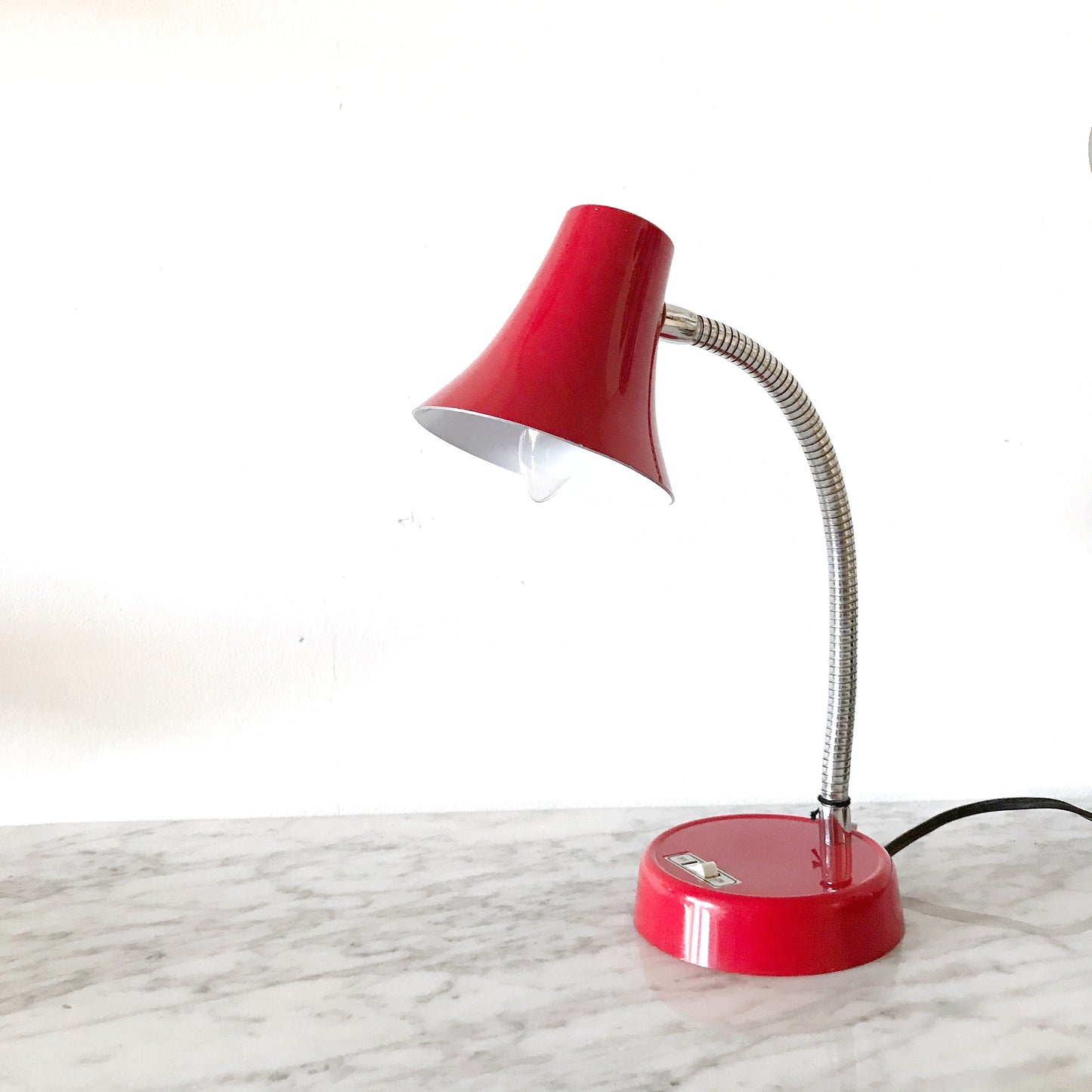 Vintage Red Desk Lamp