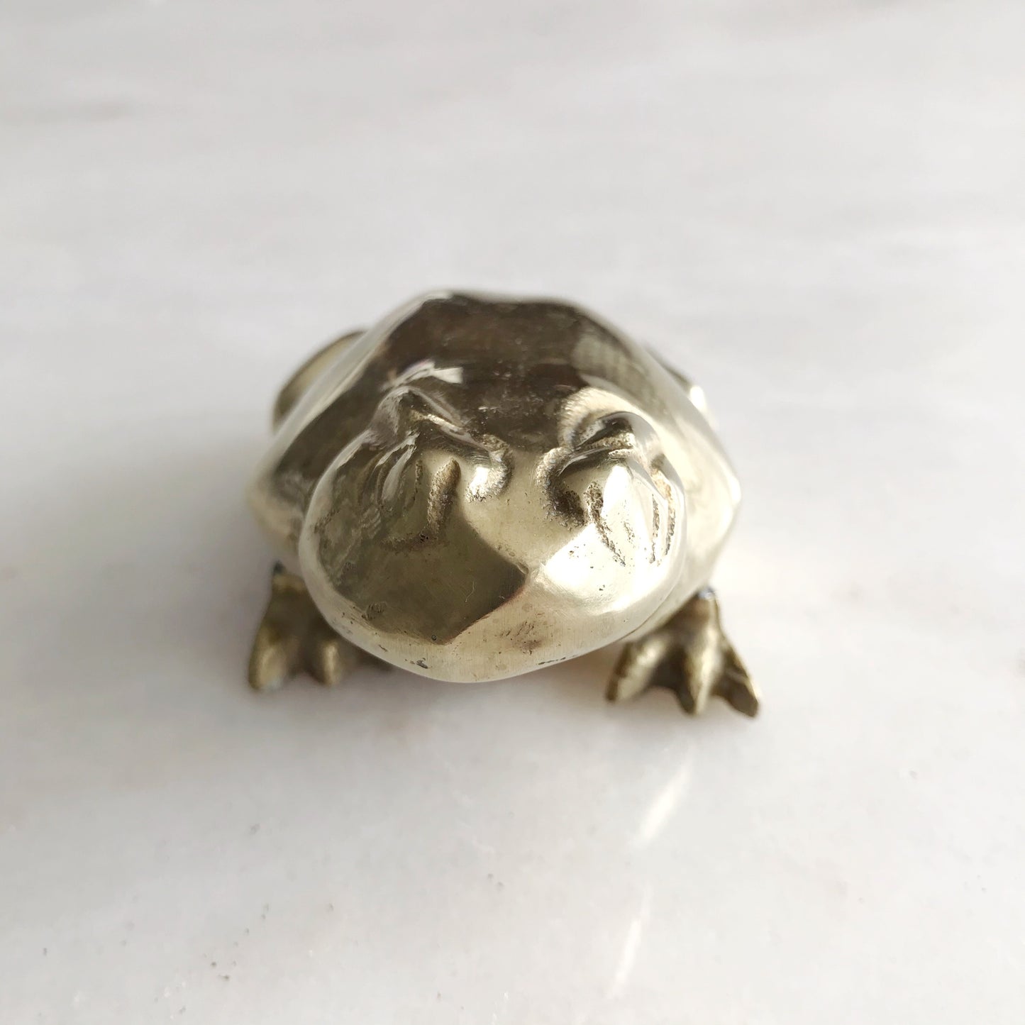 Vintage Brass Frog