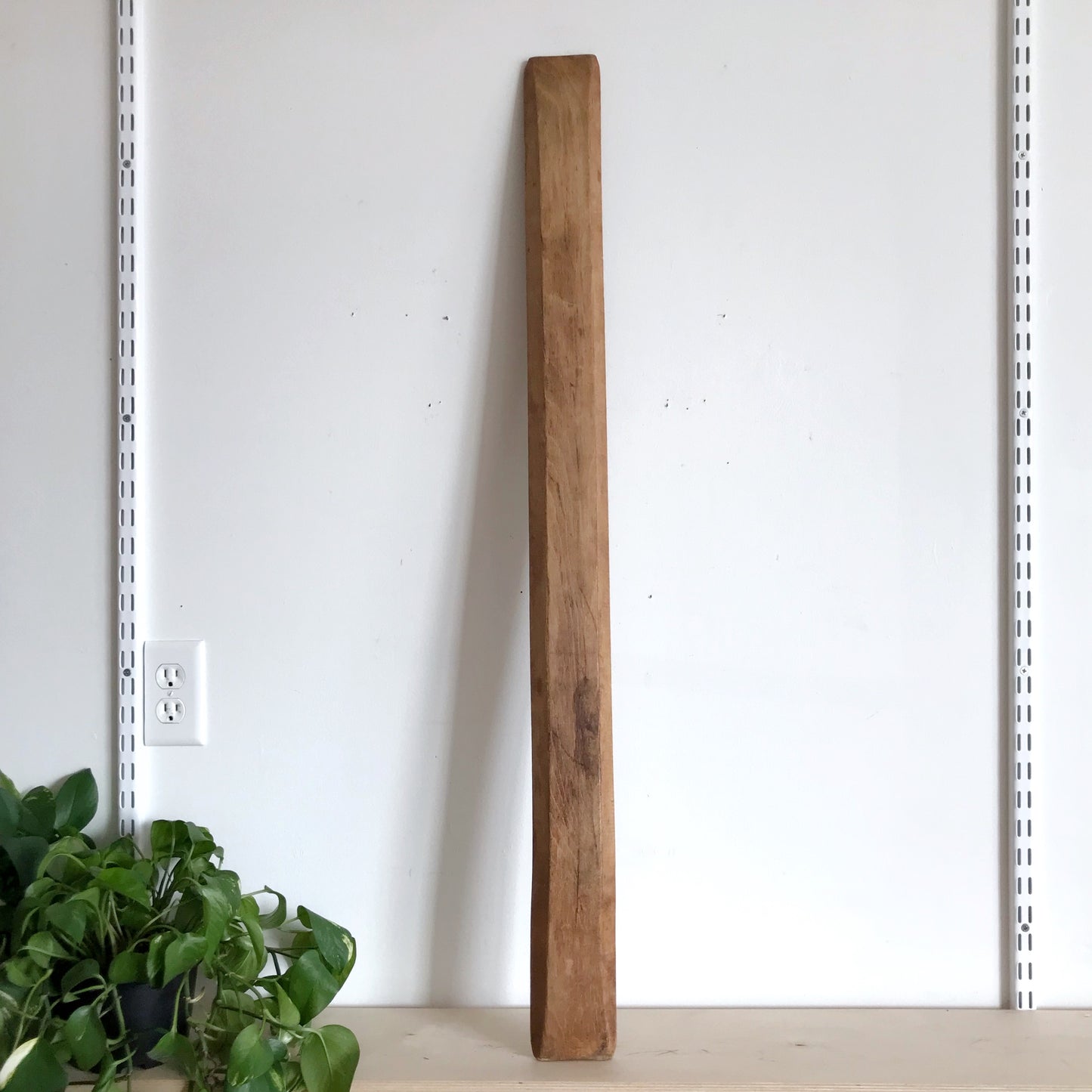 Antique Wooden French Baguette Tray, 42"