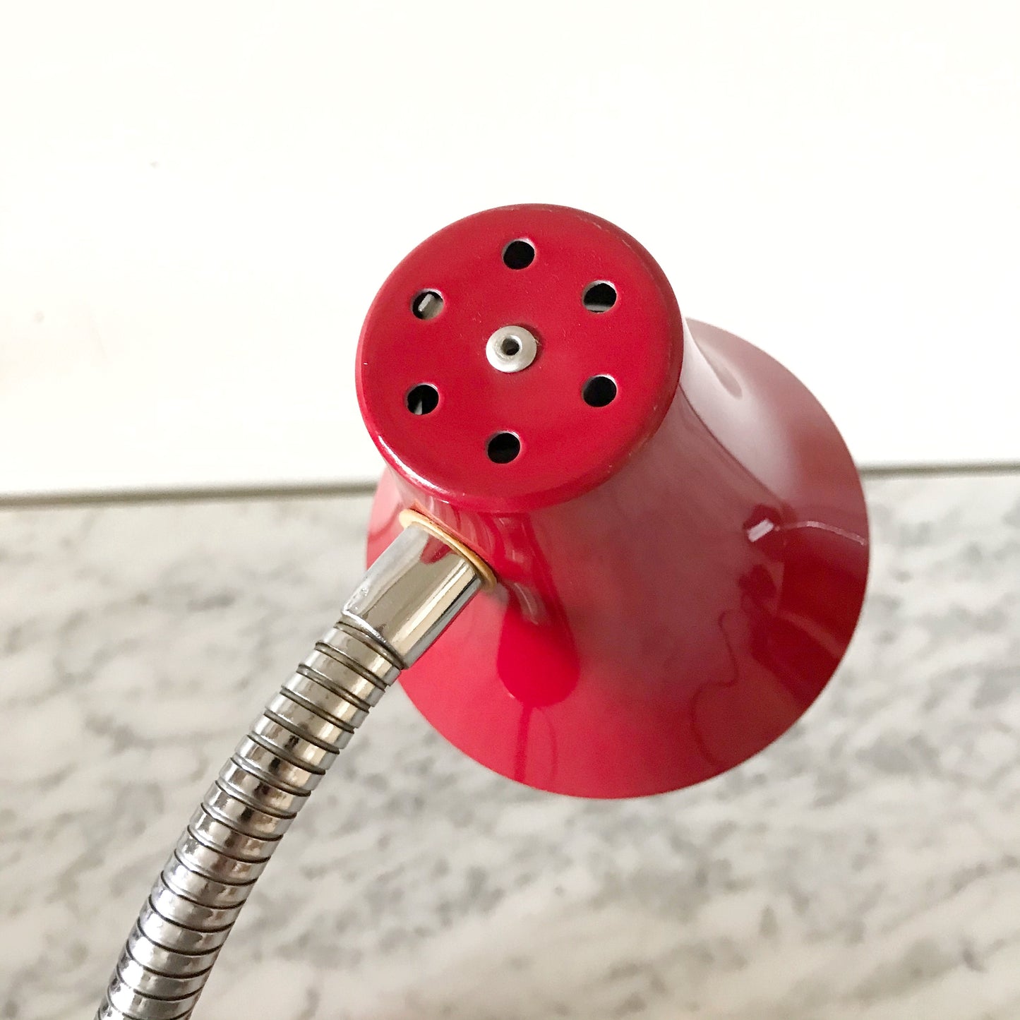 Vintage Red Desk Lamp