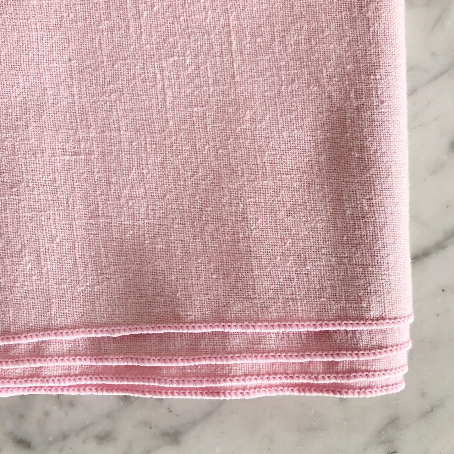 Pink Linen Tablecloth (50 x 65)