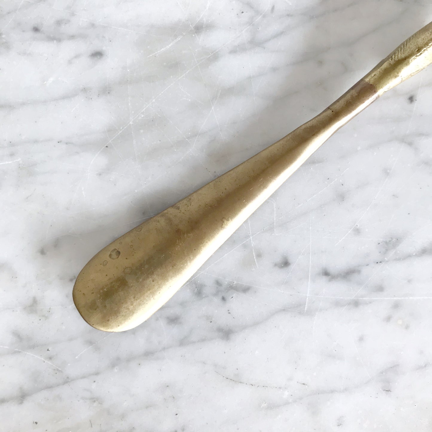 Antique Brass Horse Shoehorn
