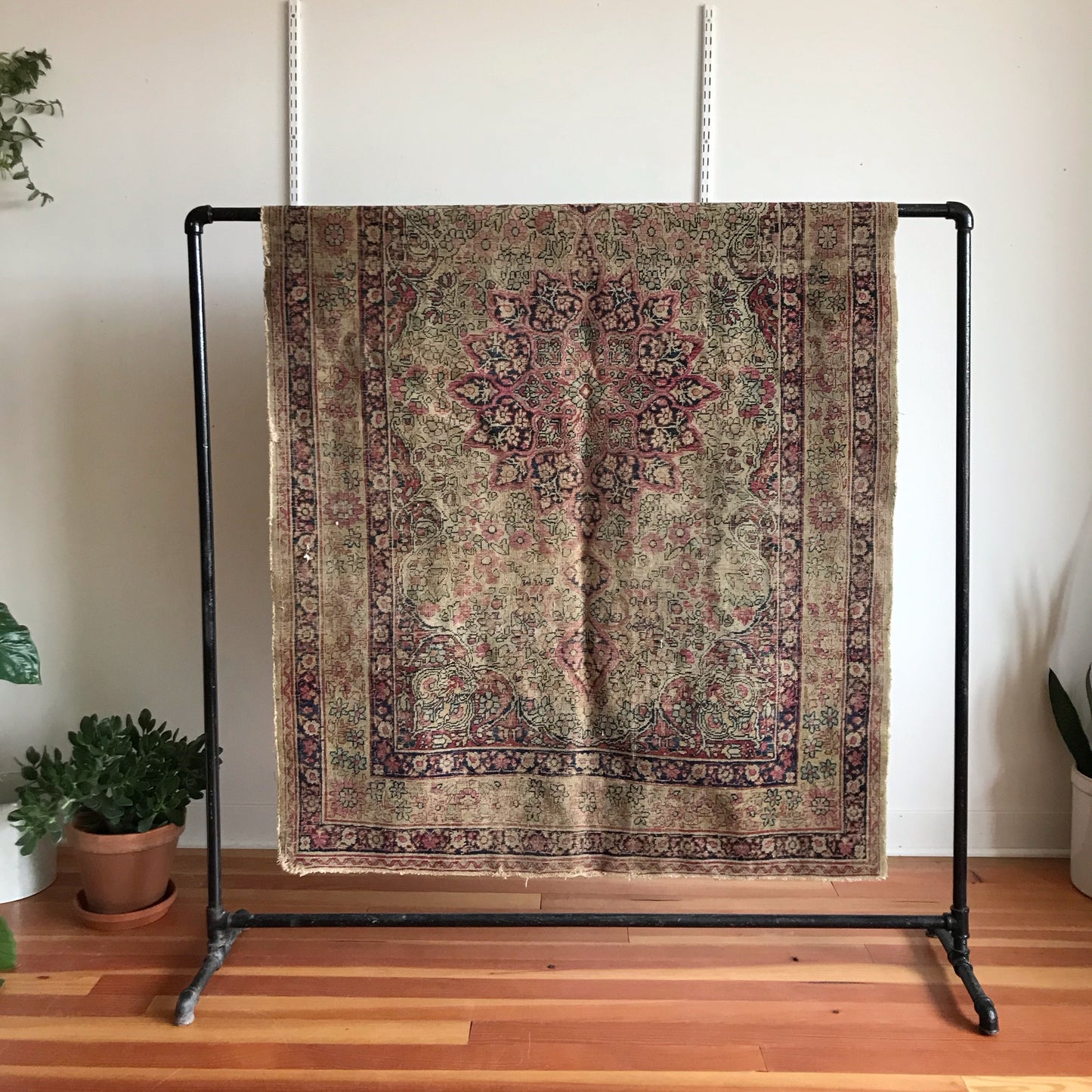 “ANNA” Antique Hand-knotted Rug (4.1 x 6.5)