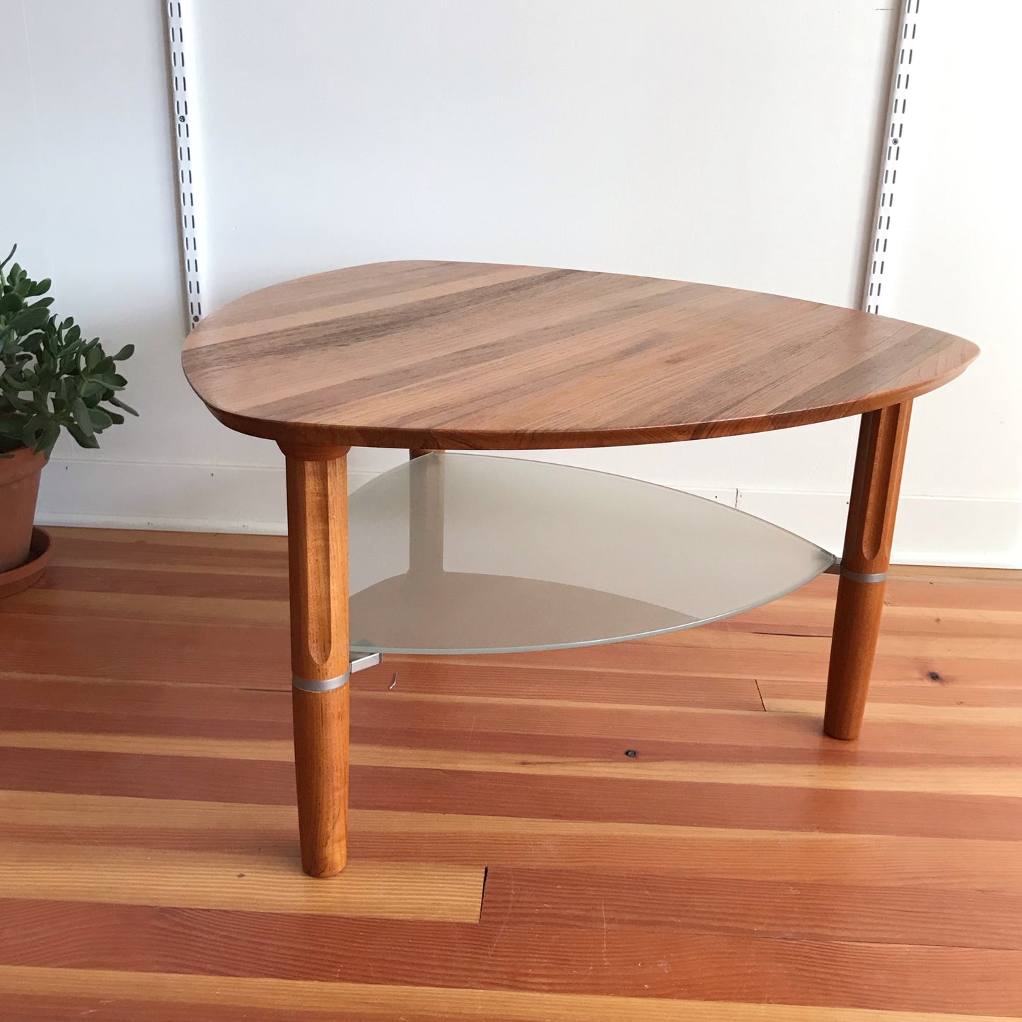 Triangular Teak Side Table, Denmark