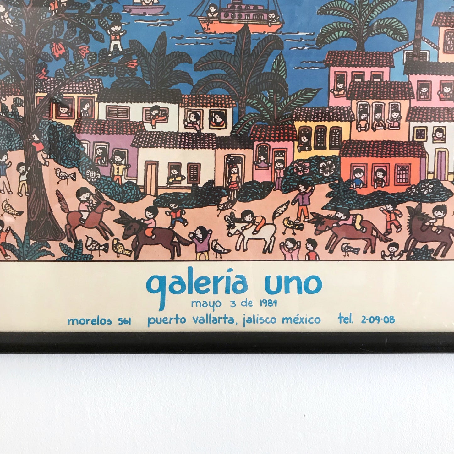 Vintage Manuel Lepe Poster Print, 1984