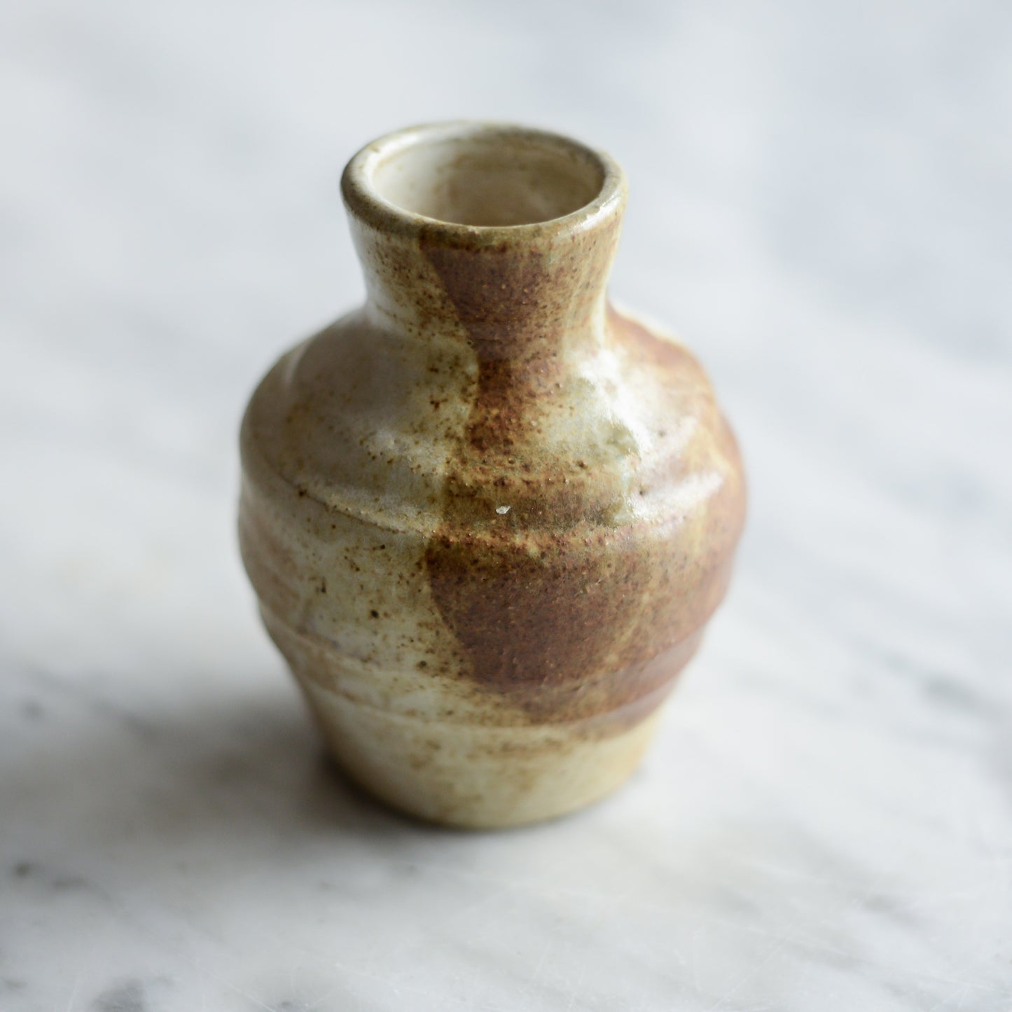 Small Pottery Bud Vase, 3-5/8”