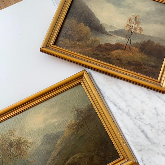 1930’s Original Landscape Oil Painting