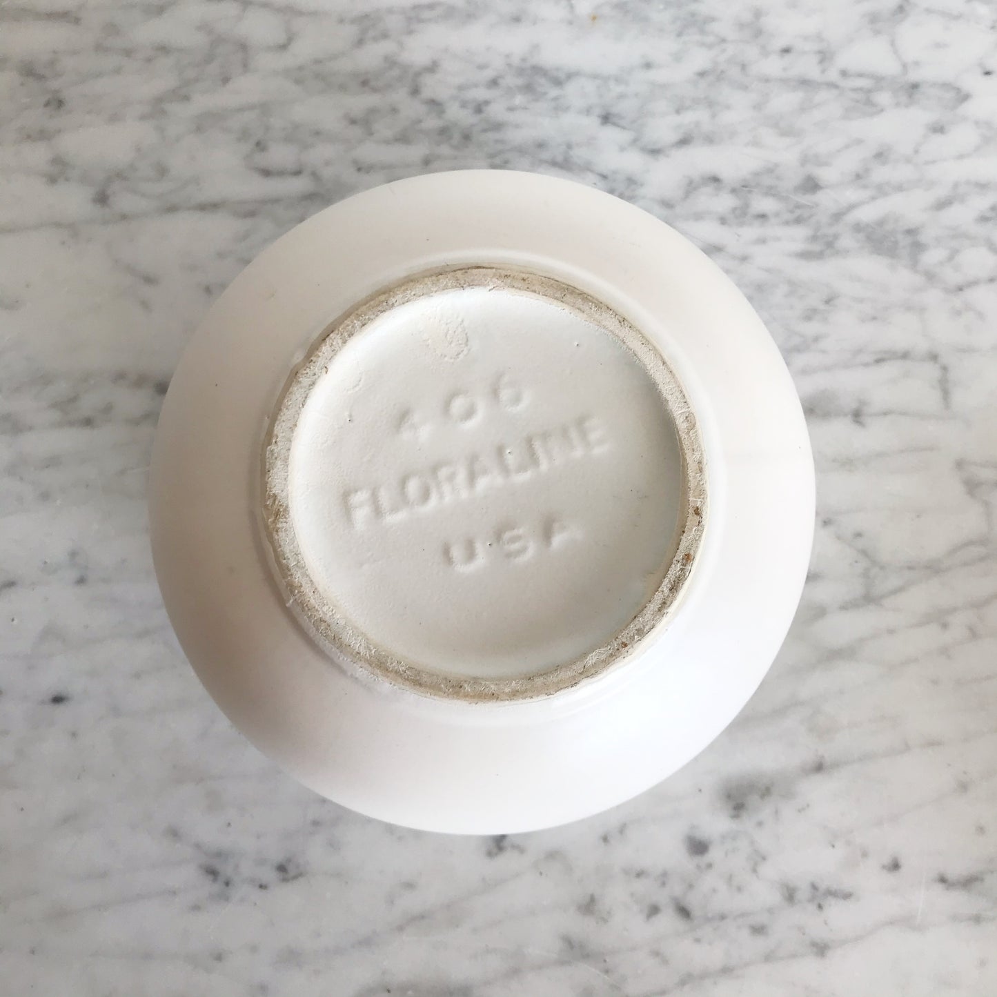 Large Vintage Ceramic Spherical Planter