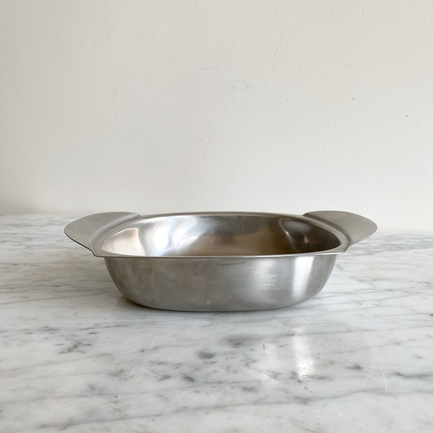 Vintage Stainless Steel Serving Dish, Sweden