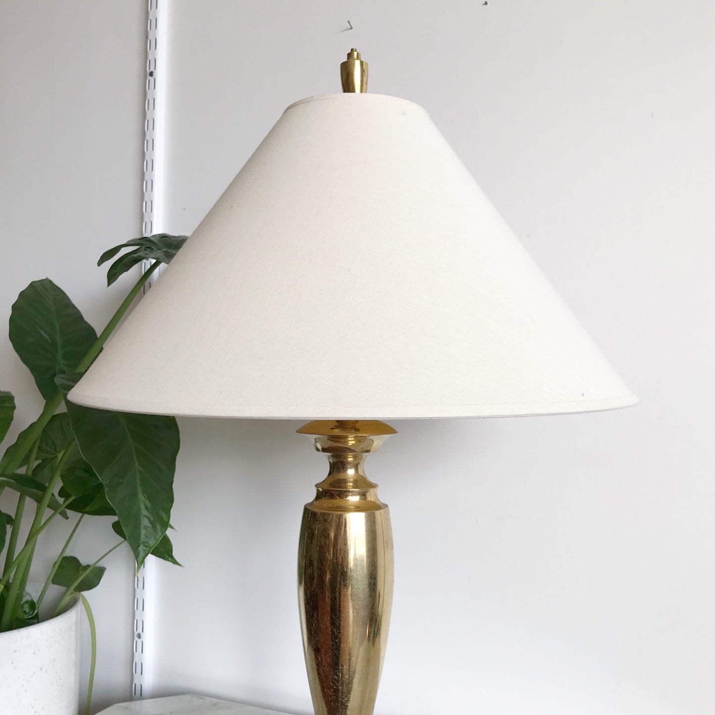 Vintage Stiffel Table Lamp with Shade