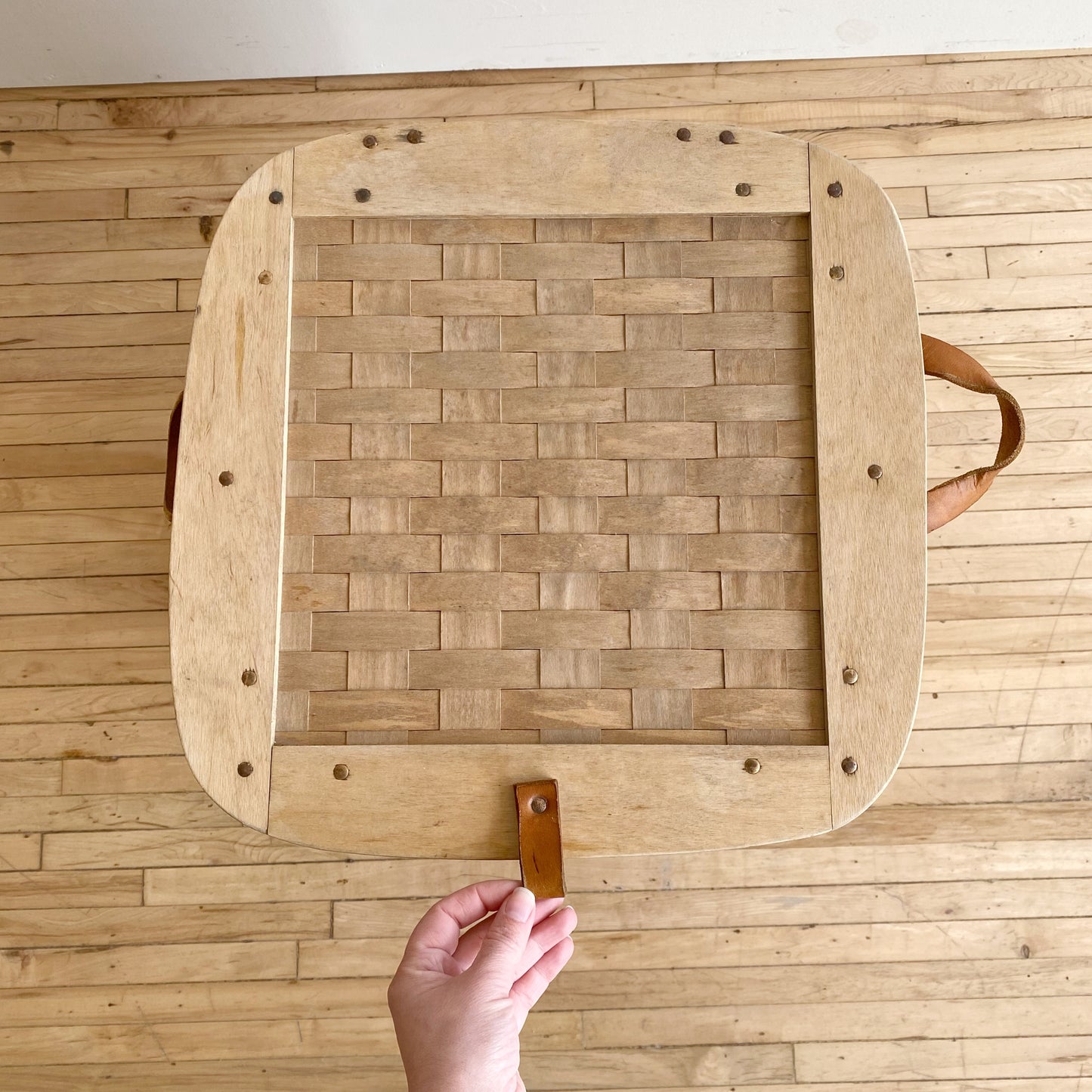 XXL Handcrafted Basket / Hamper with Lid