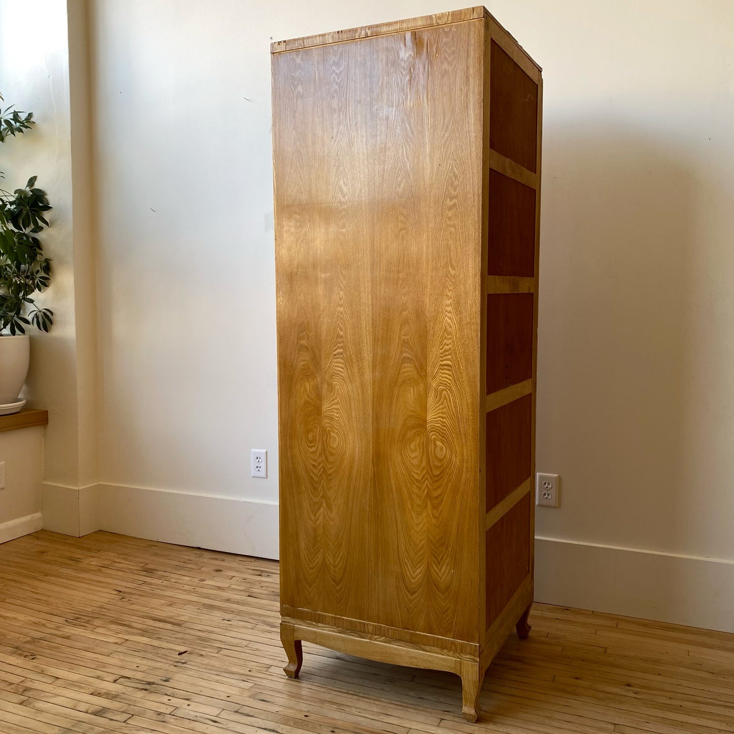 Vintage Wooden Wardrobe Cupboard