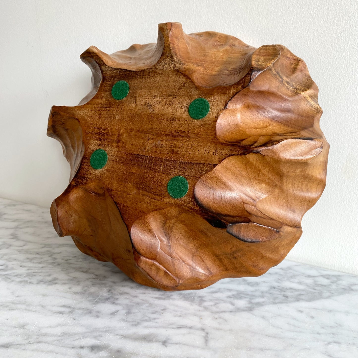 Found Carved Wooden Bowl