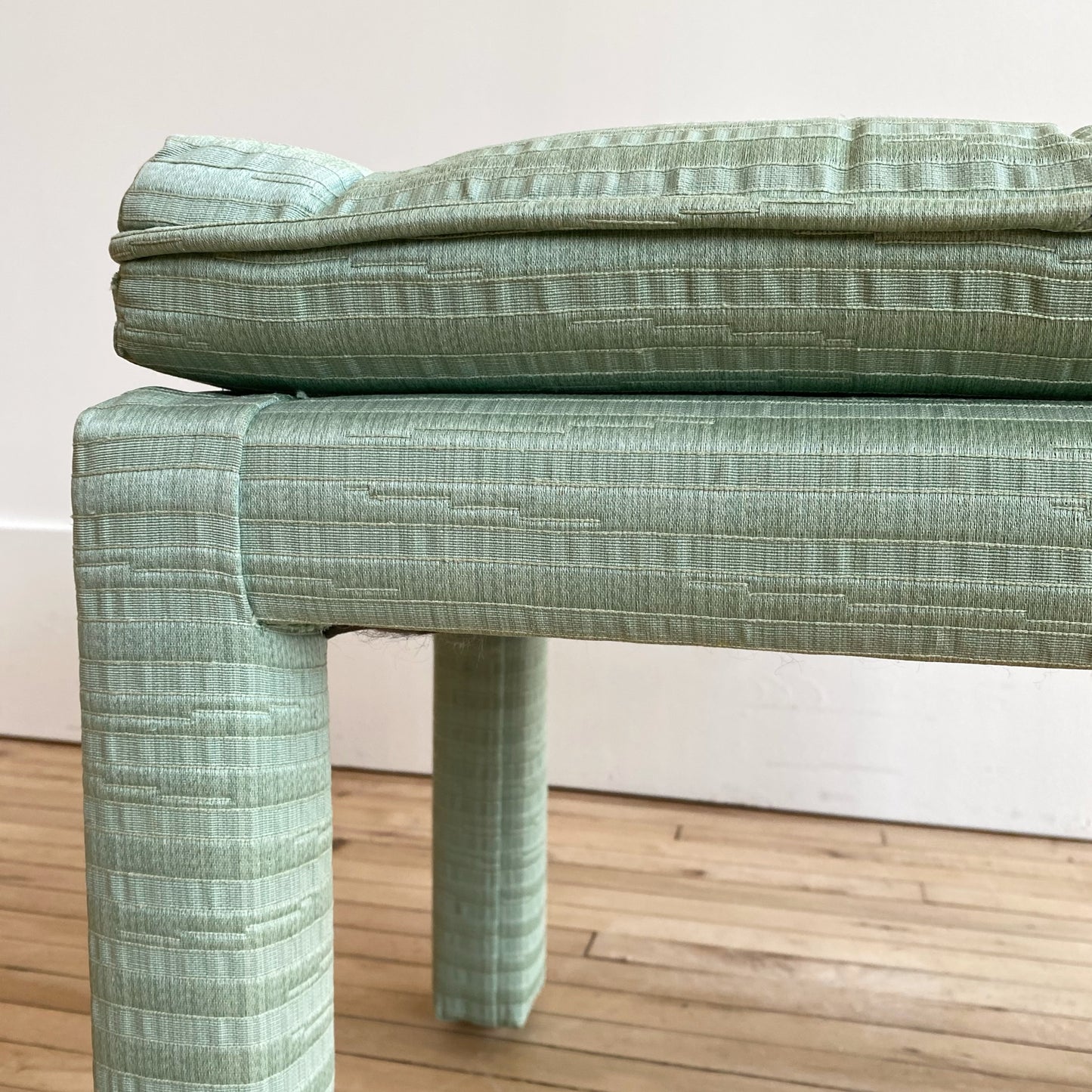 Vintage Mid-Century Upholstered Stool / Bench