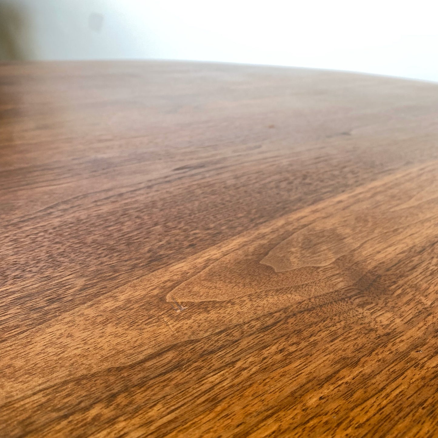 48” Vintage Walnut Dining Table