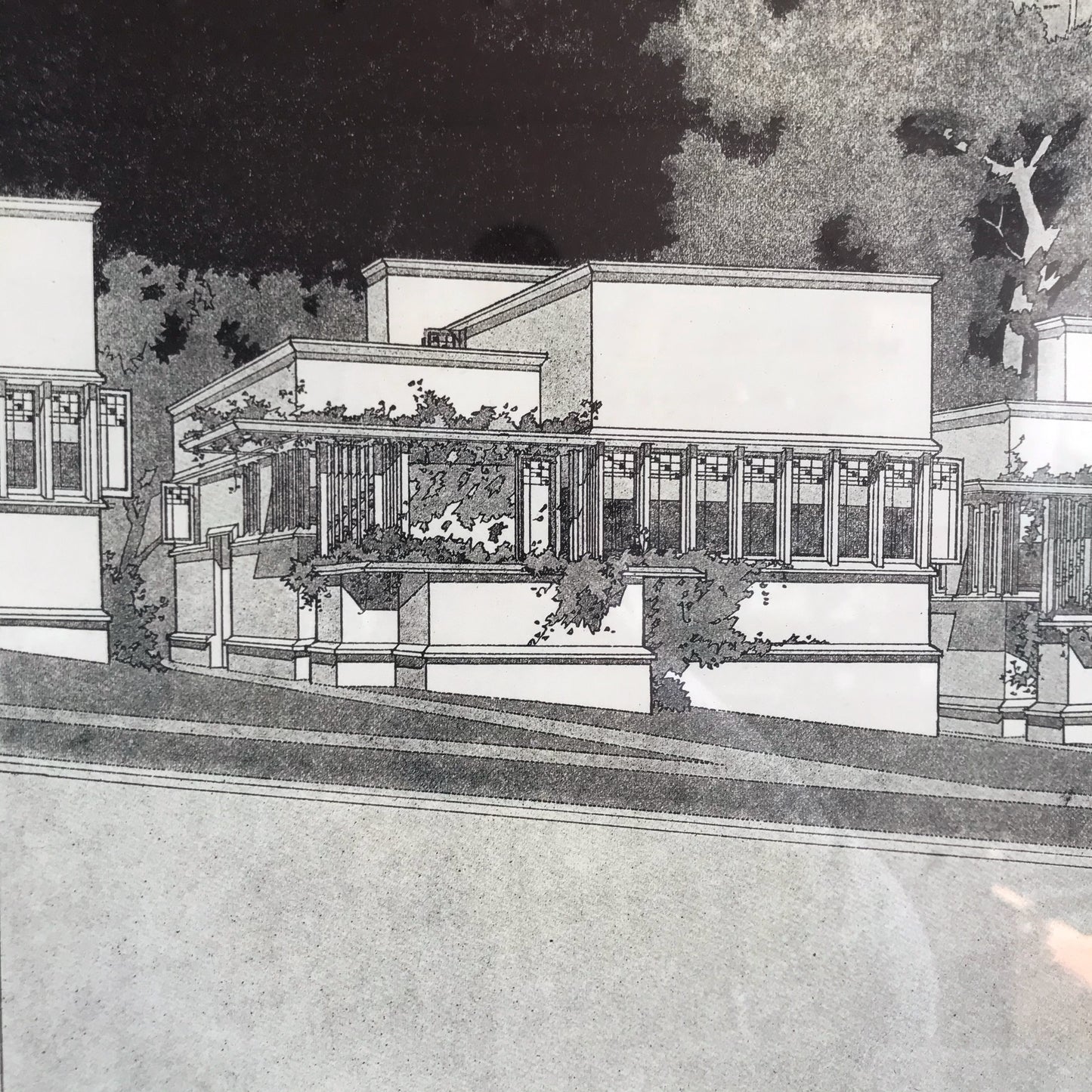 Pair of Frank Lloyd Wright Architectural Pictures