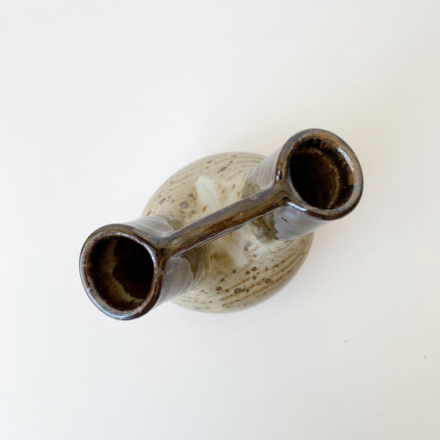 Vintage Double Pottery Vase