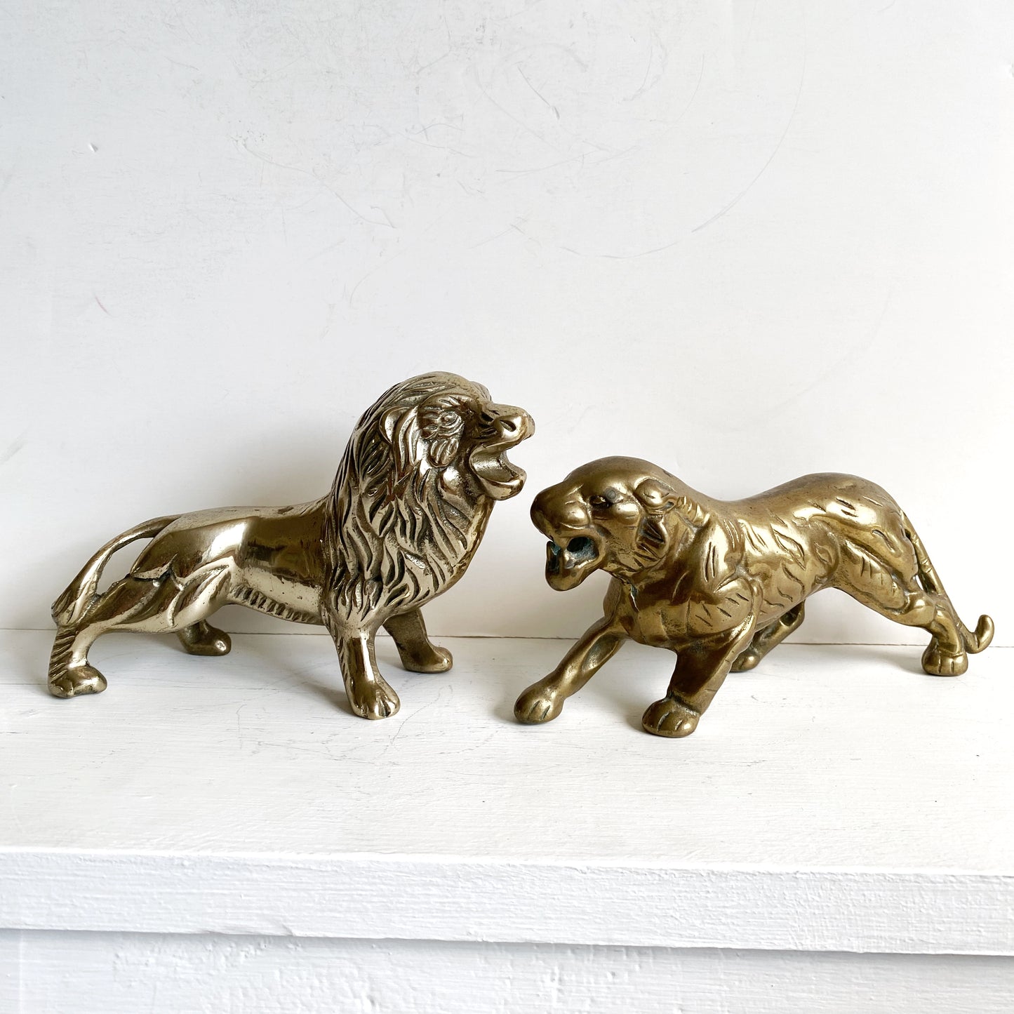Vintage Brass Lion