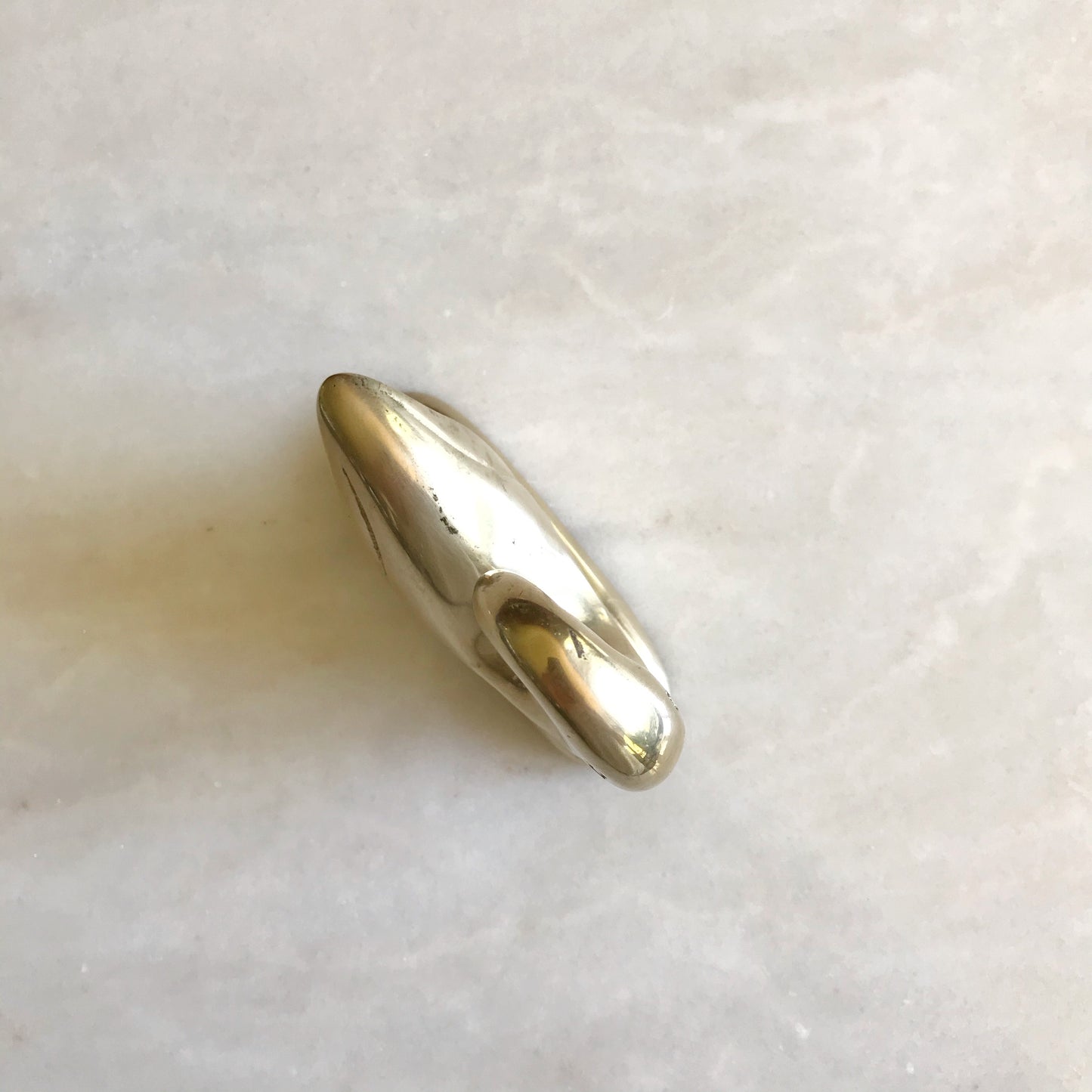 Vintage Brass Swan Figure