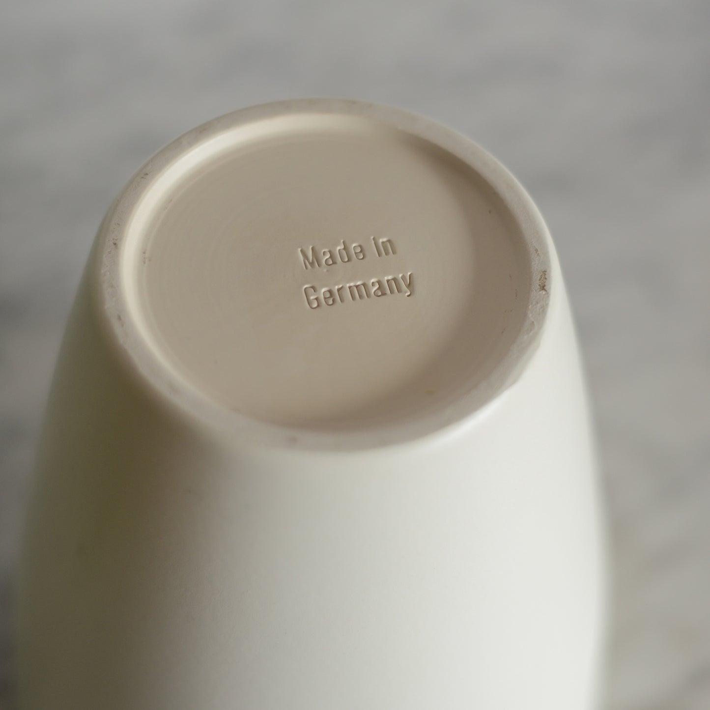 Large Matte White Vase, Germany