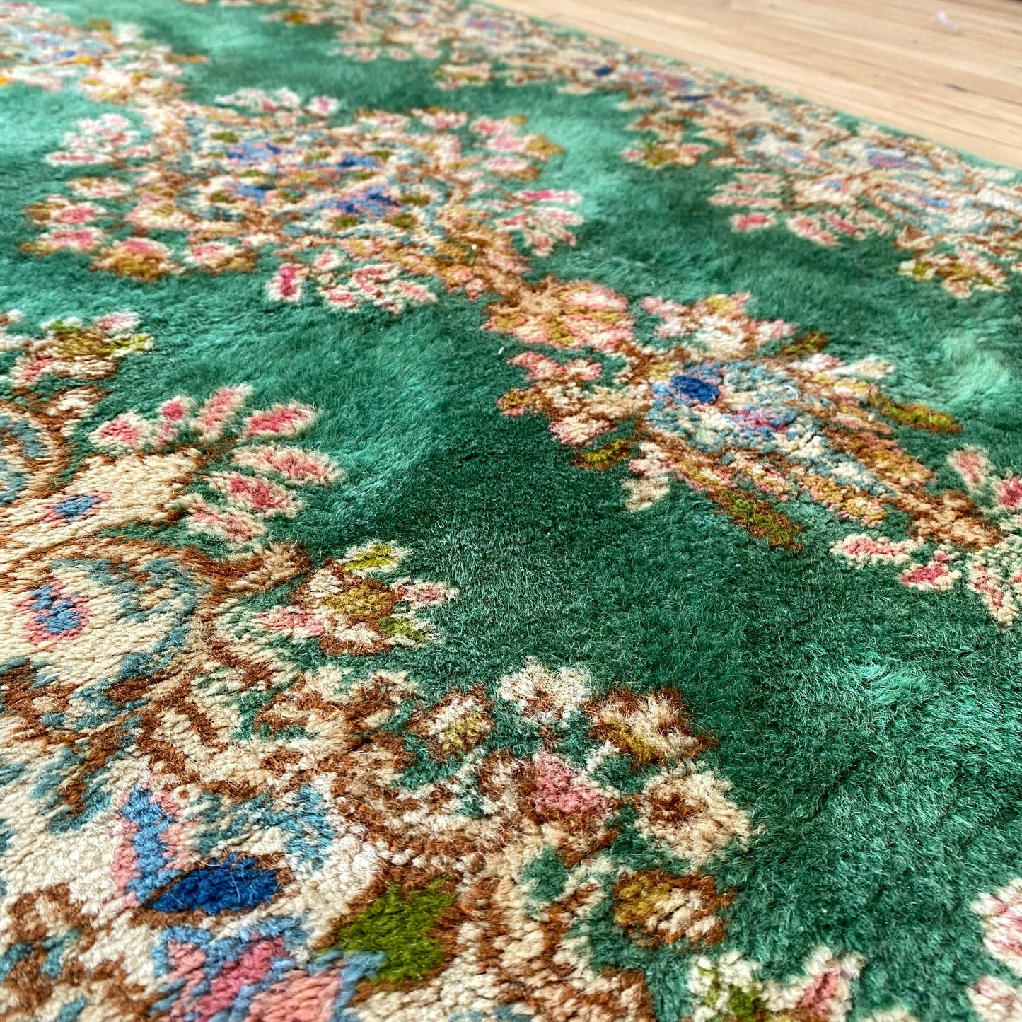 Vintage Hand-knotted Oriental Rug (24” x 49”)
