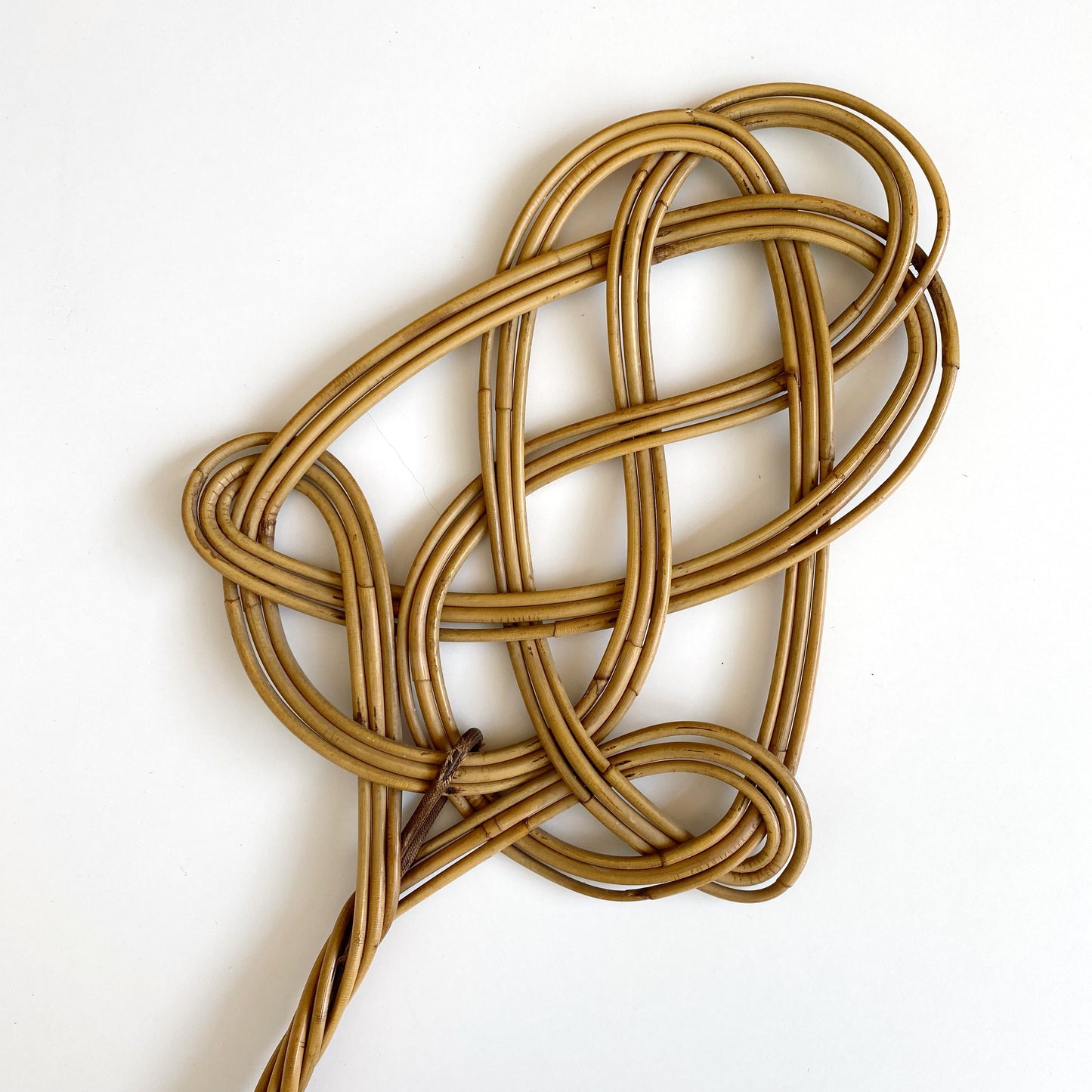 Vintage Rattan Rug Beater