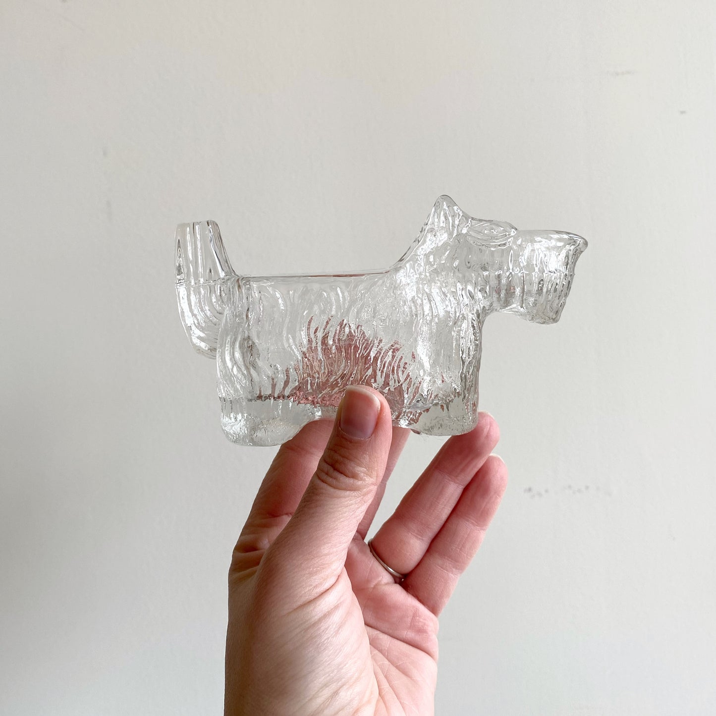 Vintage Glass Scottie Dog Creamer