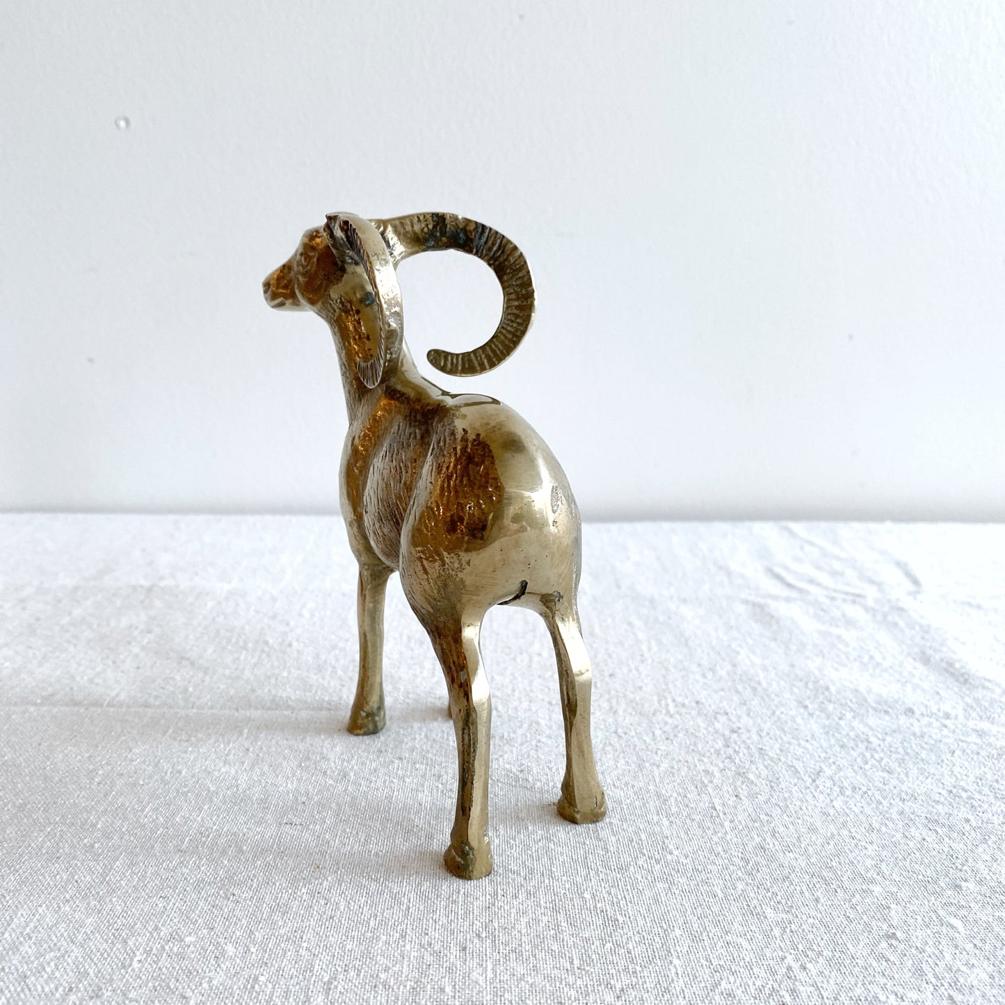 Vintage Brass Mountain Goat