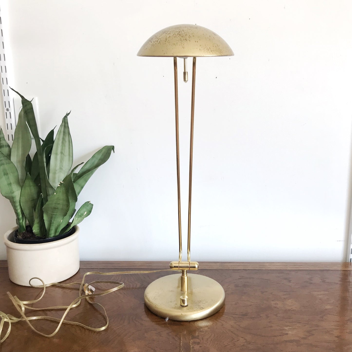70's Vintage Gold Desk Lamp