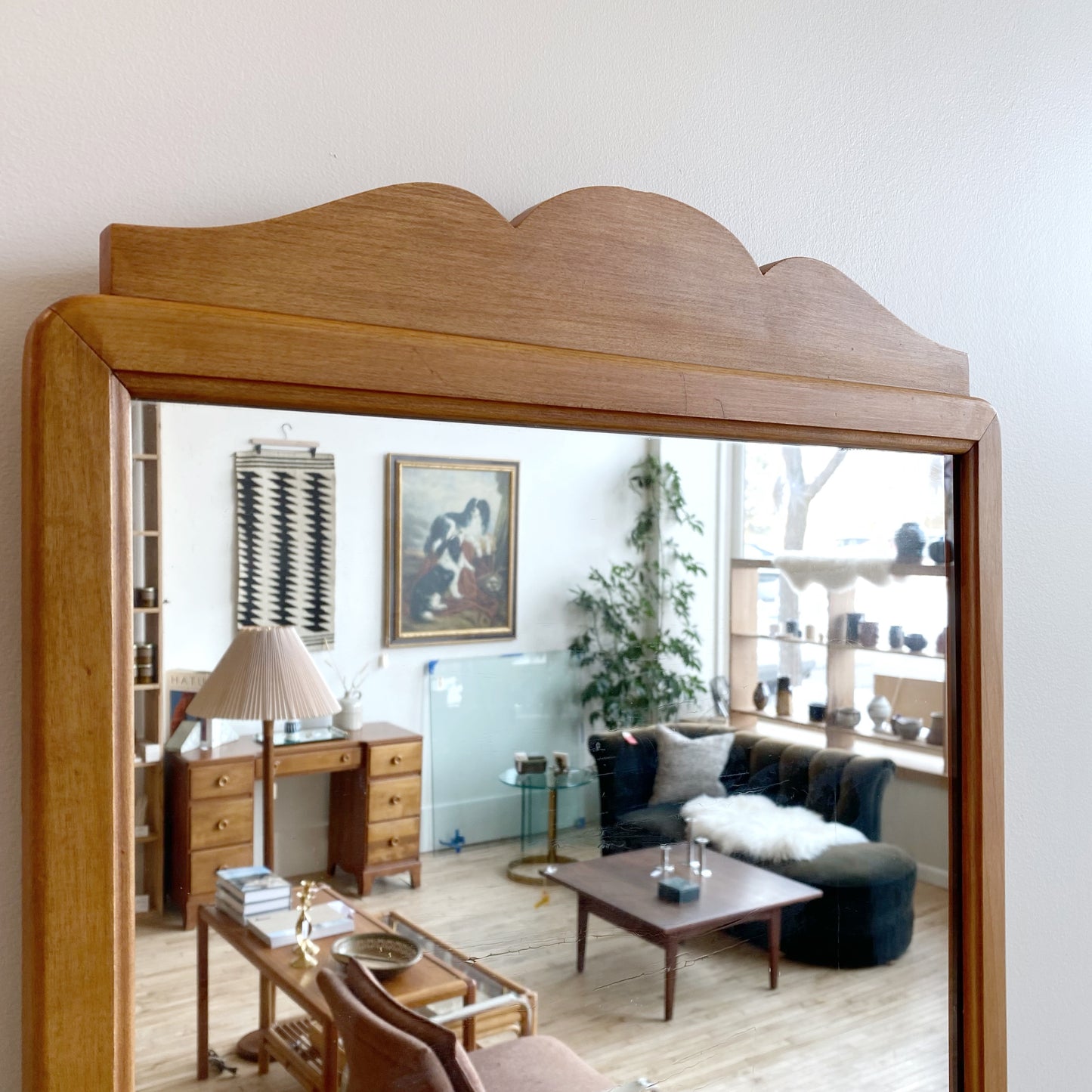 Vintage “Folk” Mirror (31.25” x 19.75”)