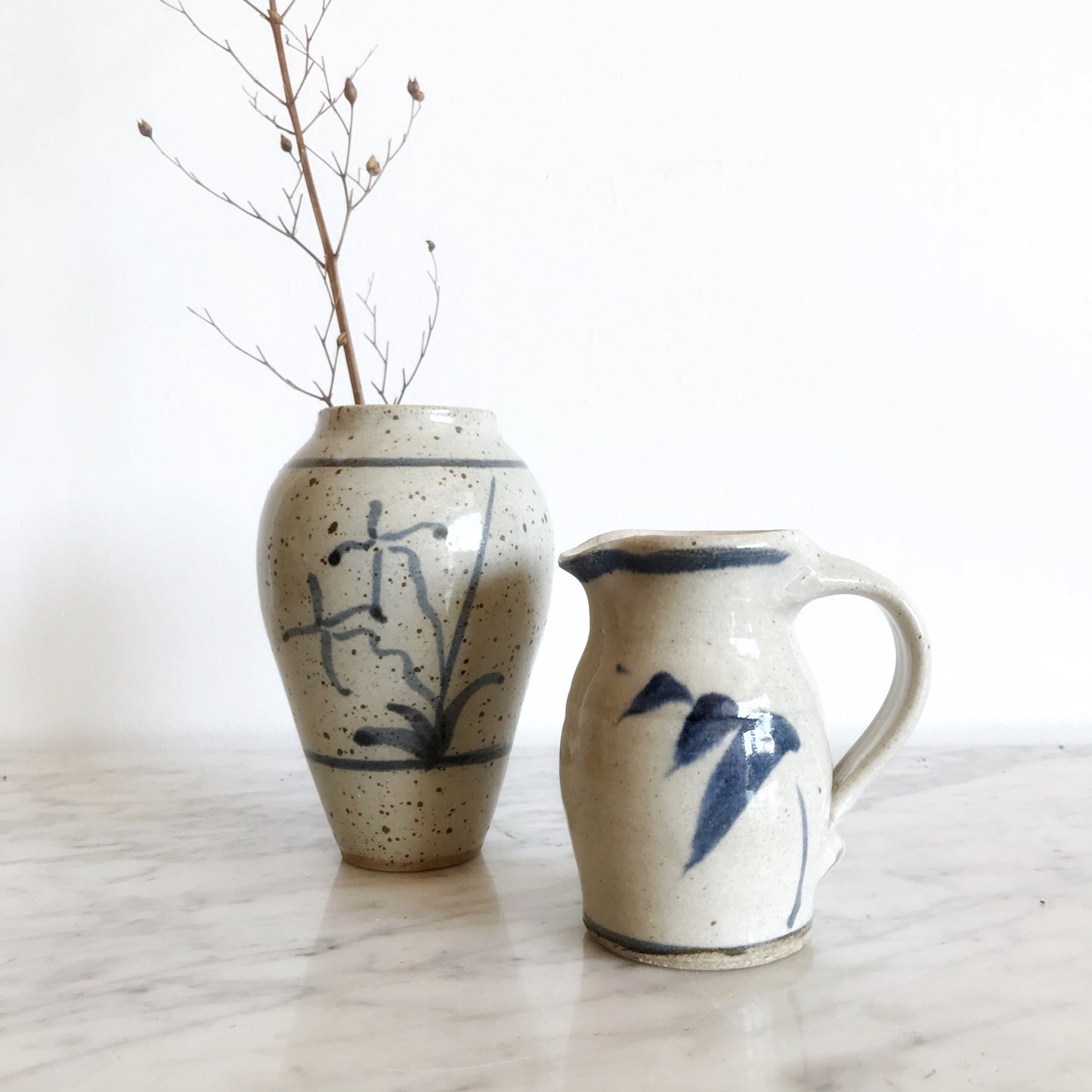Hand-Painted Pottery Vase