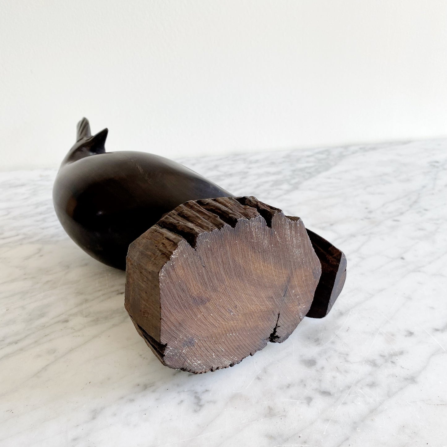 Large Vintage Ironwood Partridge Statue, 11.5”