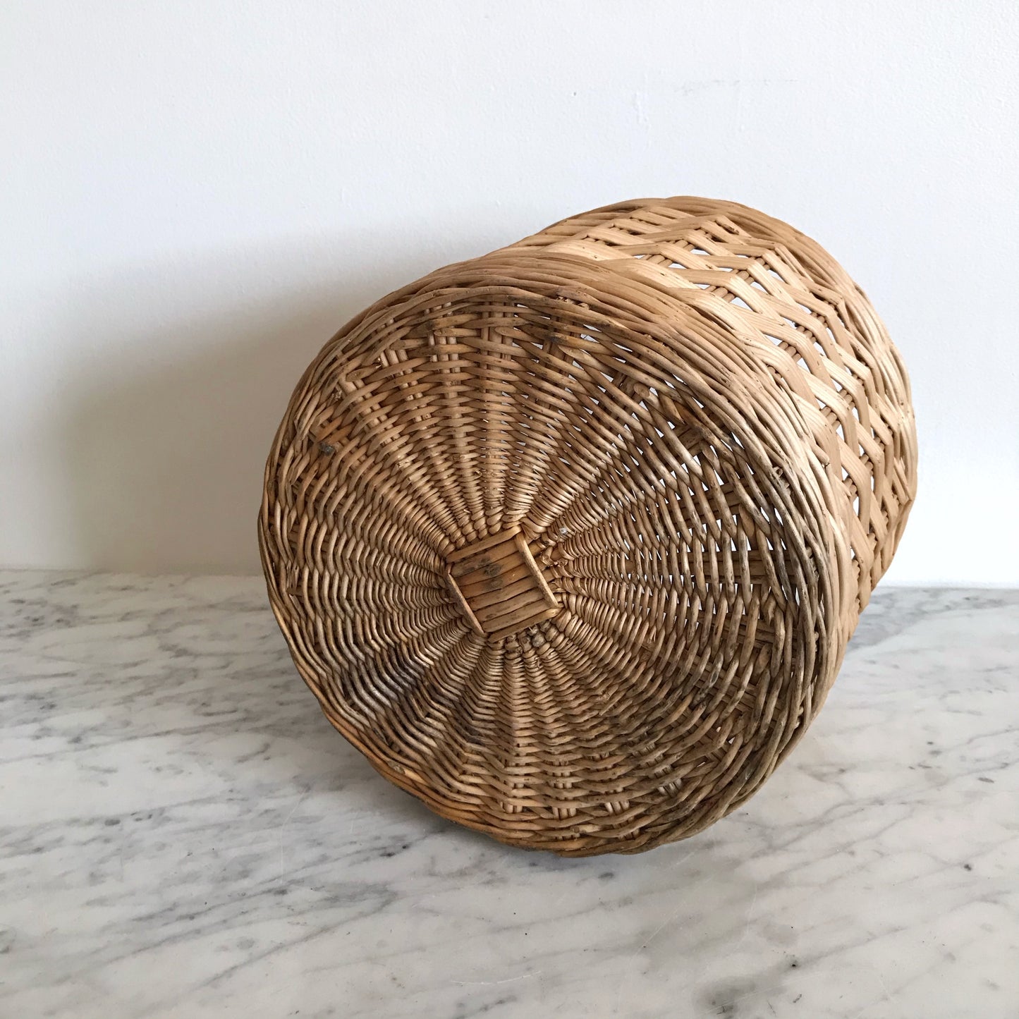 Vintage Wicker Plant Basket