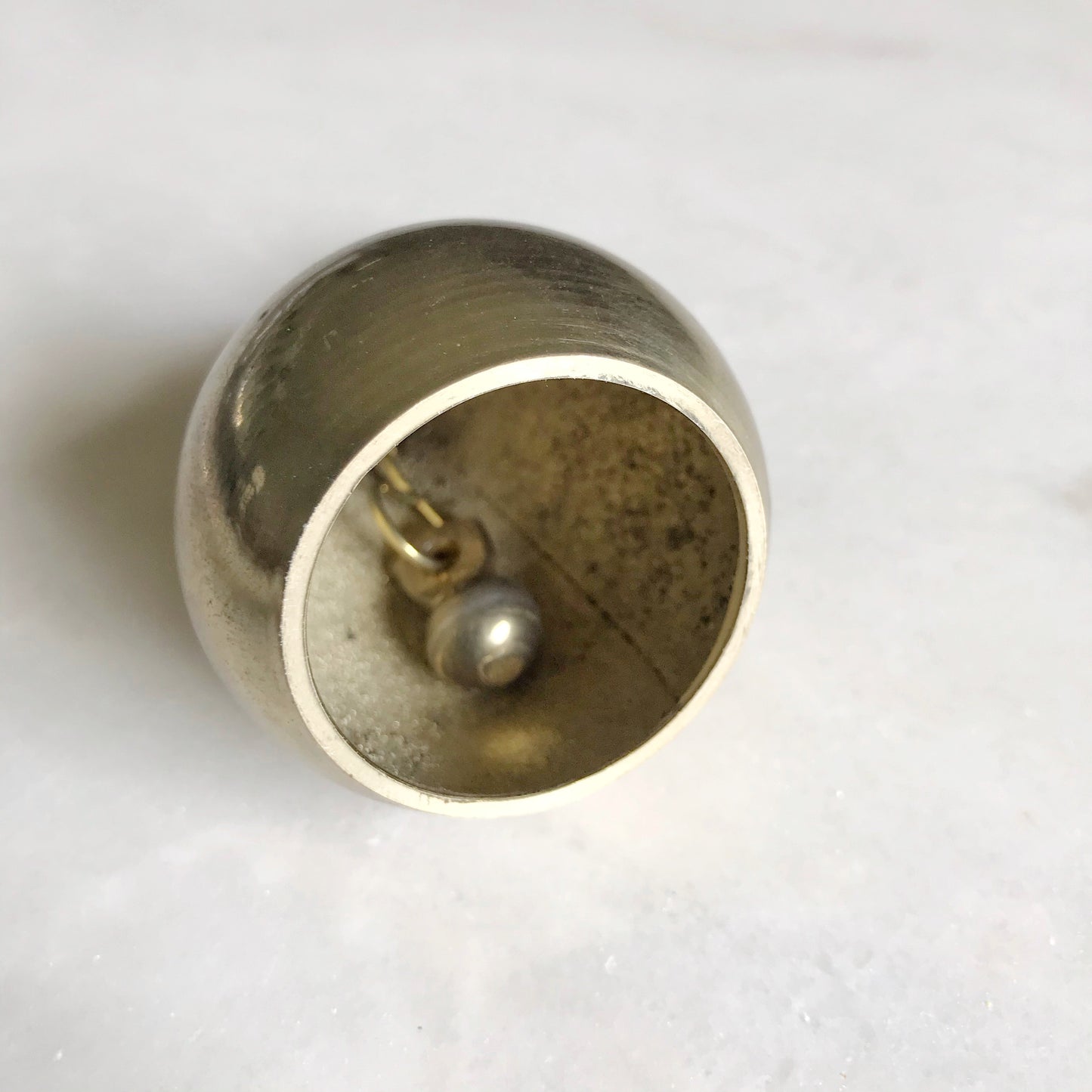 Vintage Brass Pear Bell