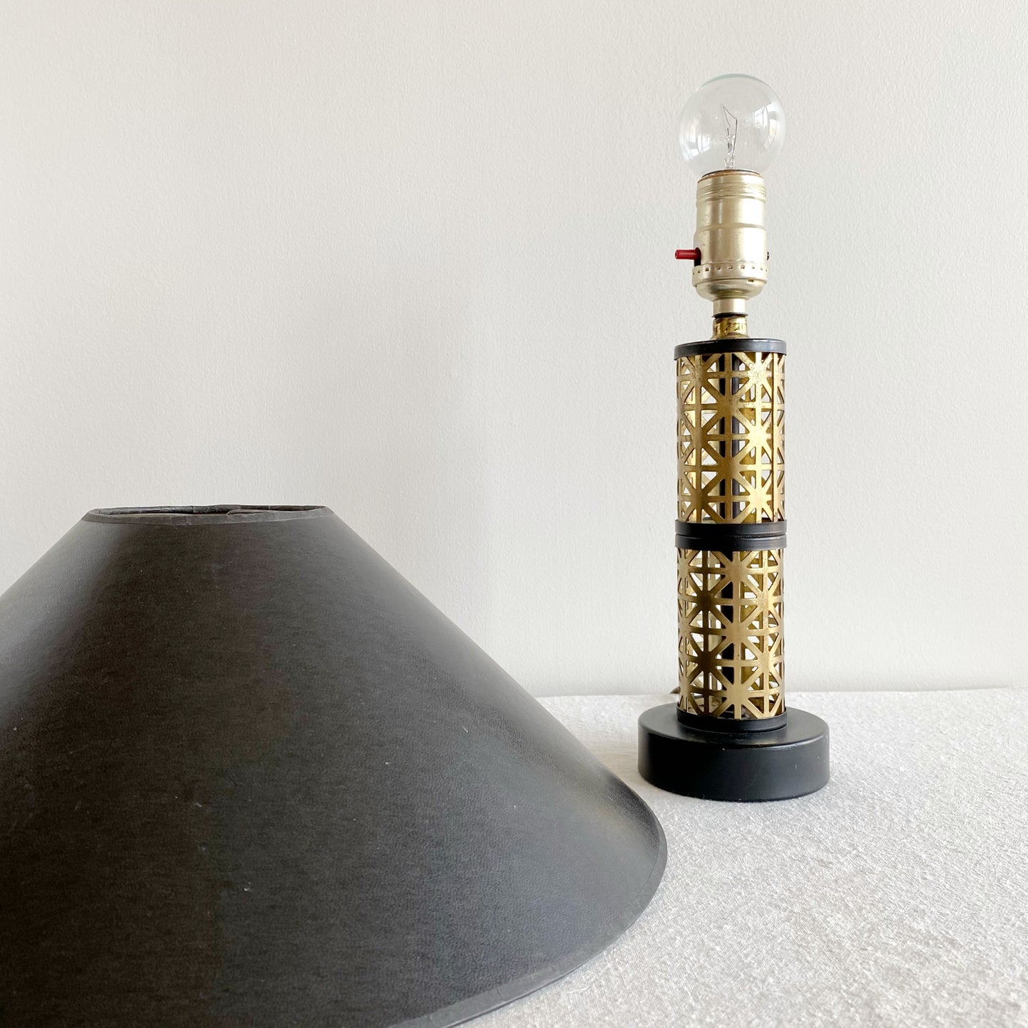 Pair of Vintage Atomic Era Lamps