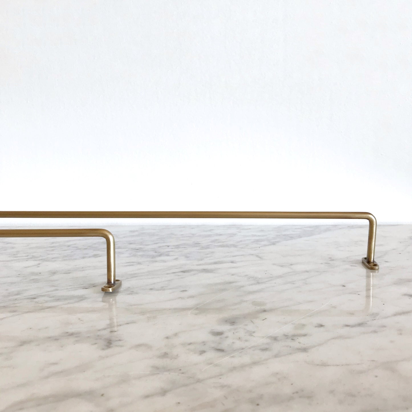 Minimal Brass Towel Bar