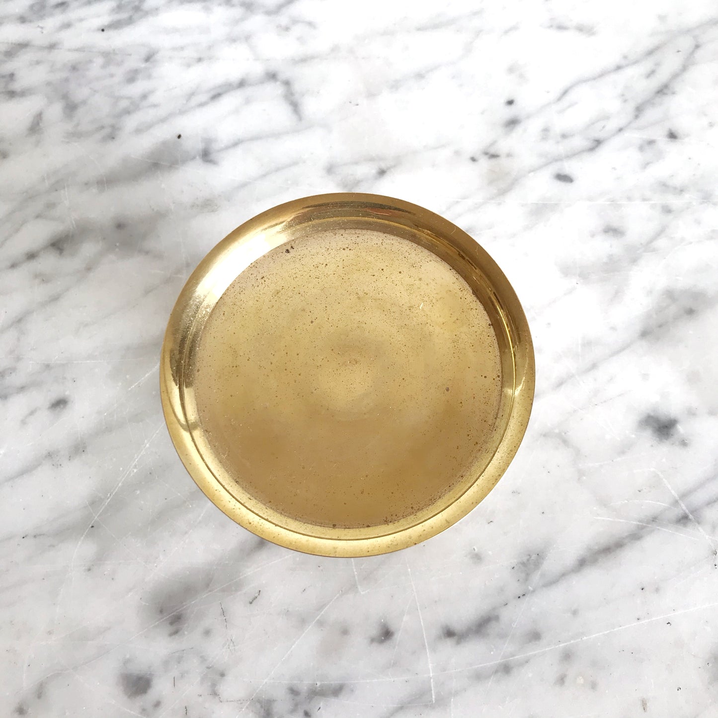 Vintage Brass Pillar Holder