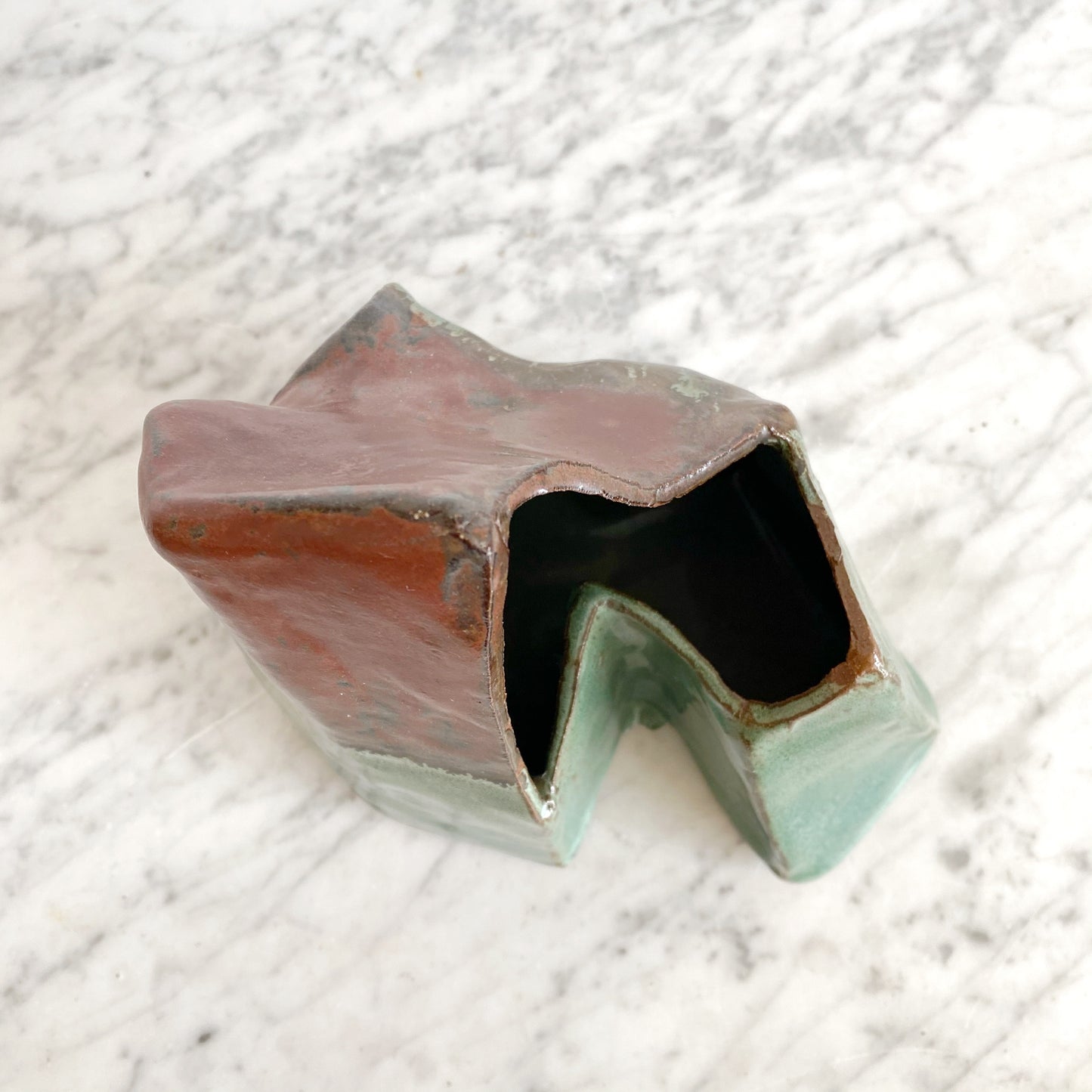 Hand-built Abstract Pottery Piece