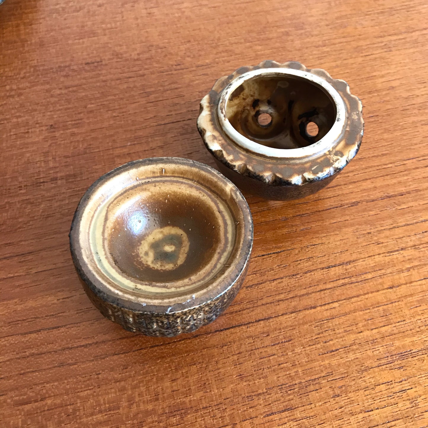 Vintage Ceramic Owl Incense Burner, Japan