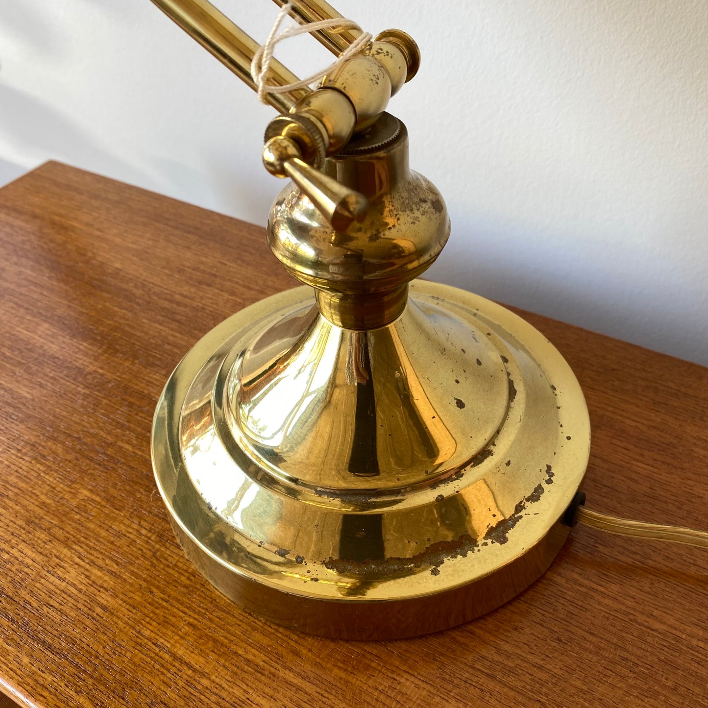 Vintage Brass Desk Lamp