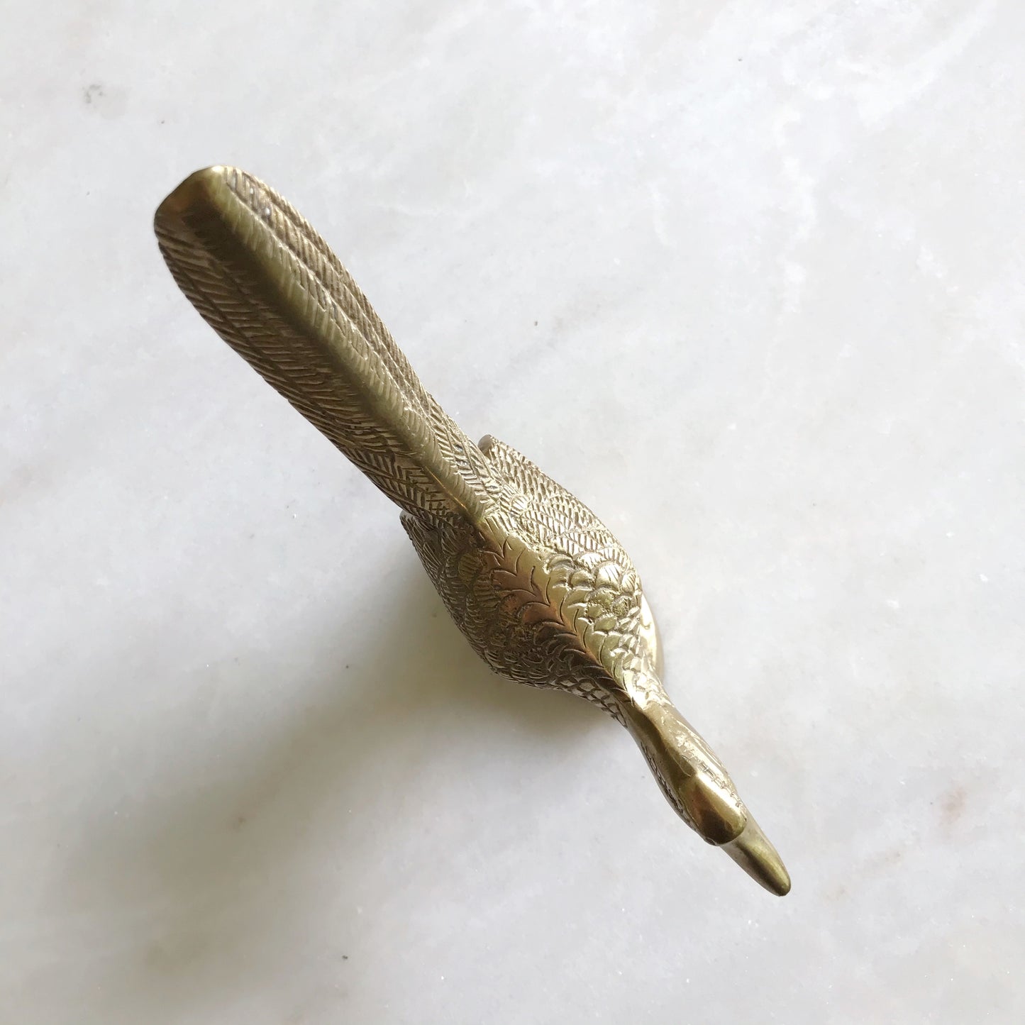 Vintage 6" Brass Standing Roadrunner
